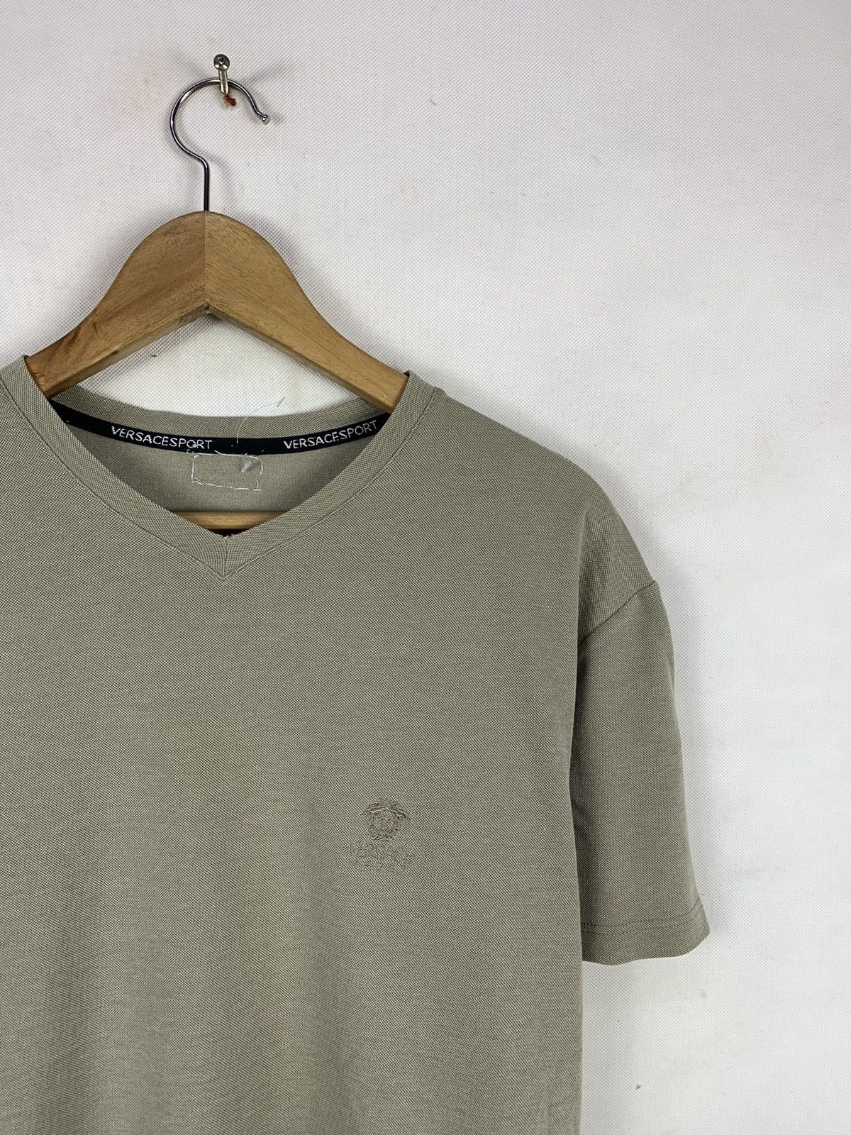 Versace × Vintage Rare! Vintage Versace Sport Small Logo Tops Tee Size US M / EU 48-50 / 2 - 3 Thumbnail