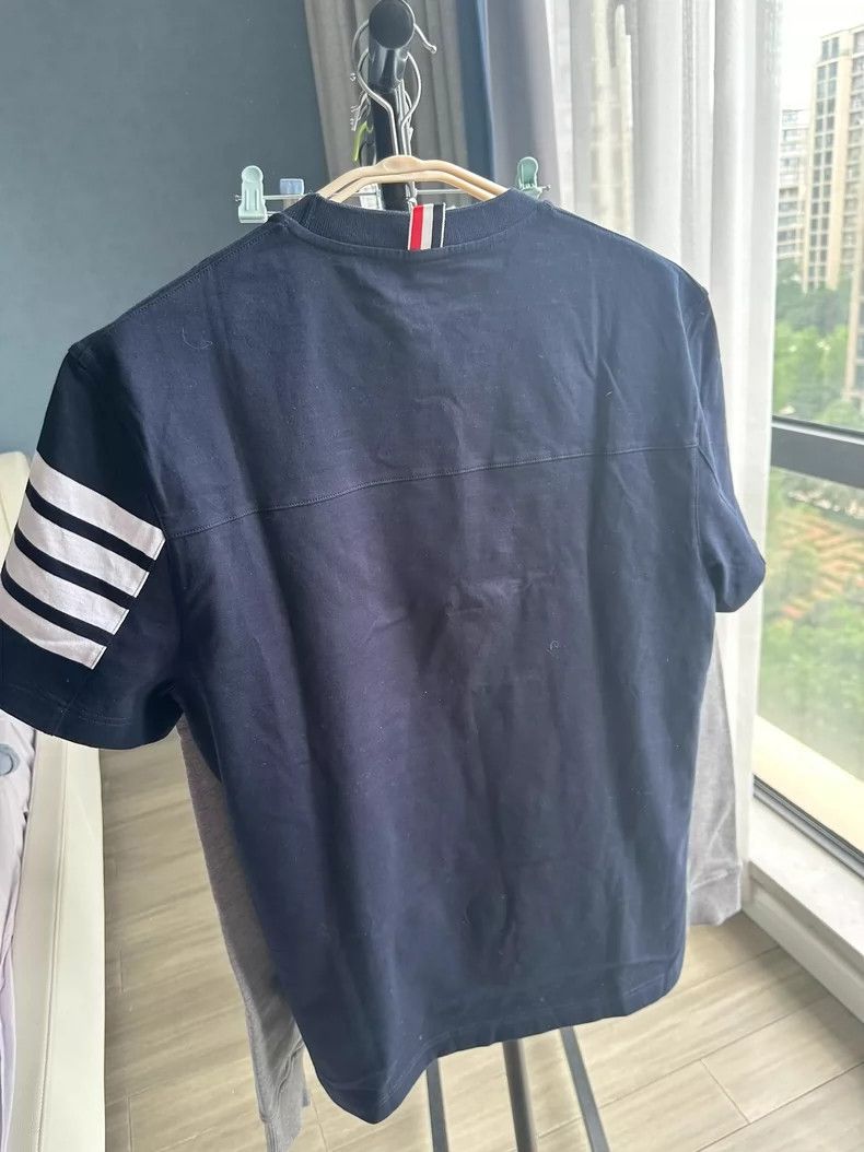Thom Browne Thom Browne Cotton round neck short sleeves Size US M / EU 48-50 / 2 - 2 Thumbnail