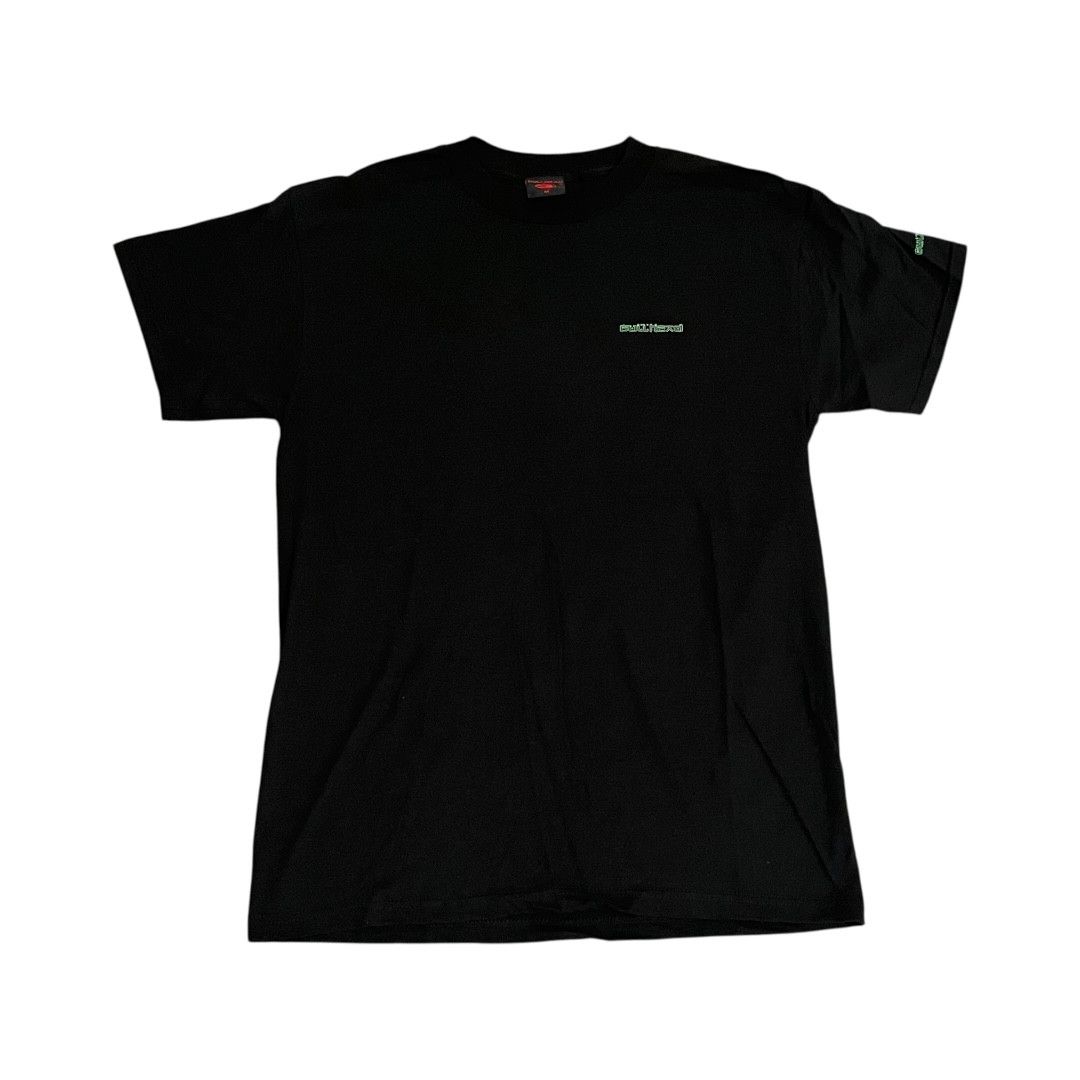 Bullhead Denim Co. × Vintage VINTAGE Bullhead Tribal Neon Skull T Shirt y2k Skatewear Size US M / EU 48-50 / 2 - 7 Thumbnail