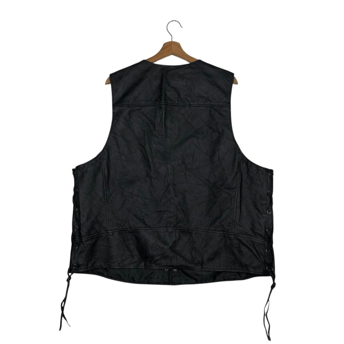 Harley Davidson 🔥BIKER VEST LEATHER JACKET TANK TOP HARLEY DAVIDSON Size US XXL / EU 58 / 5 - 10 Thumbnail