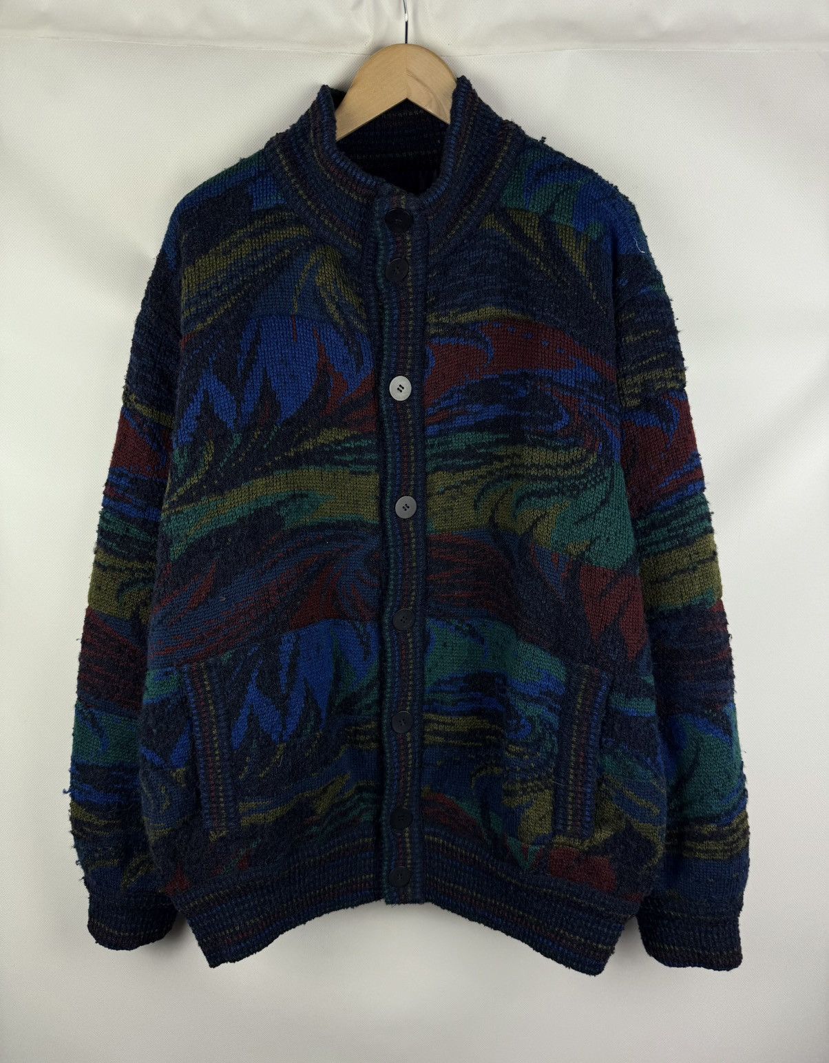 Missoni Men’s Vintage Reversible Multicolor Bomber Jacket