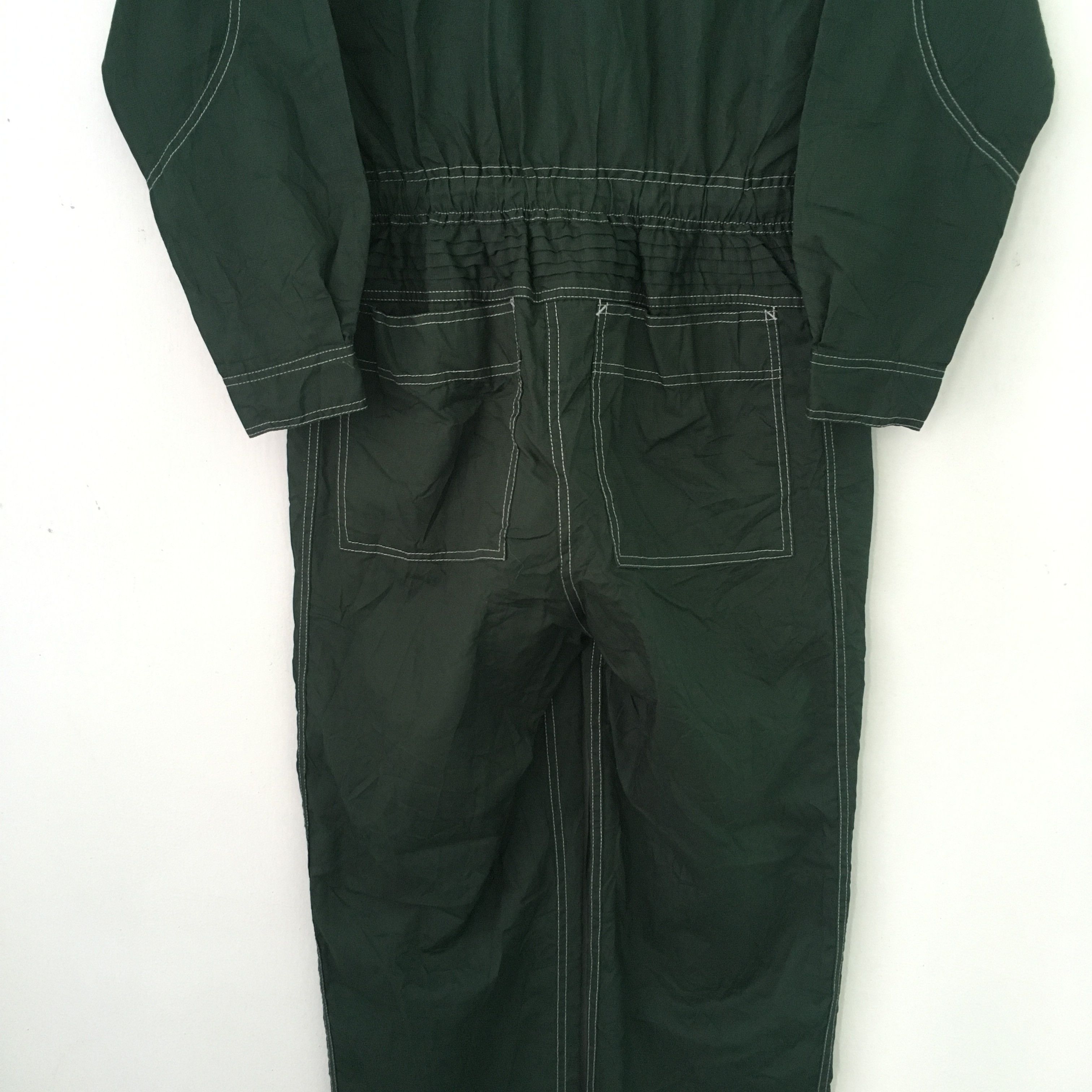 Japanese Brand Vintage 90's Toyota Techno Japan Green Coveralls Size US M / EU 48-50 / 2 - 11 Thumbnail