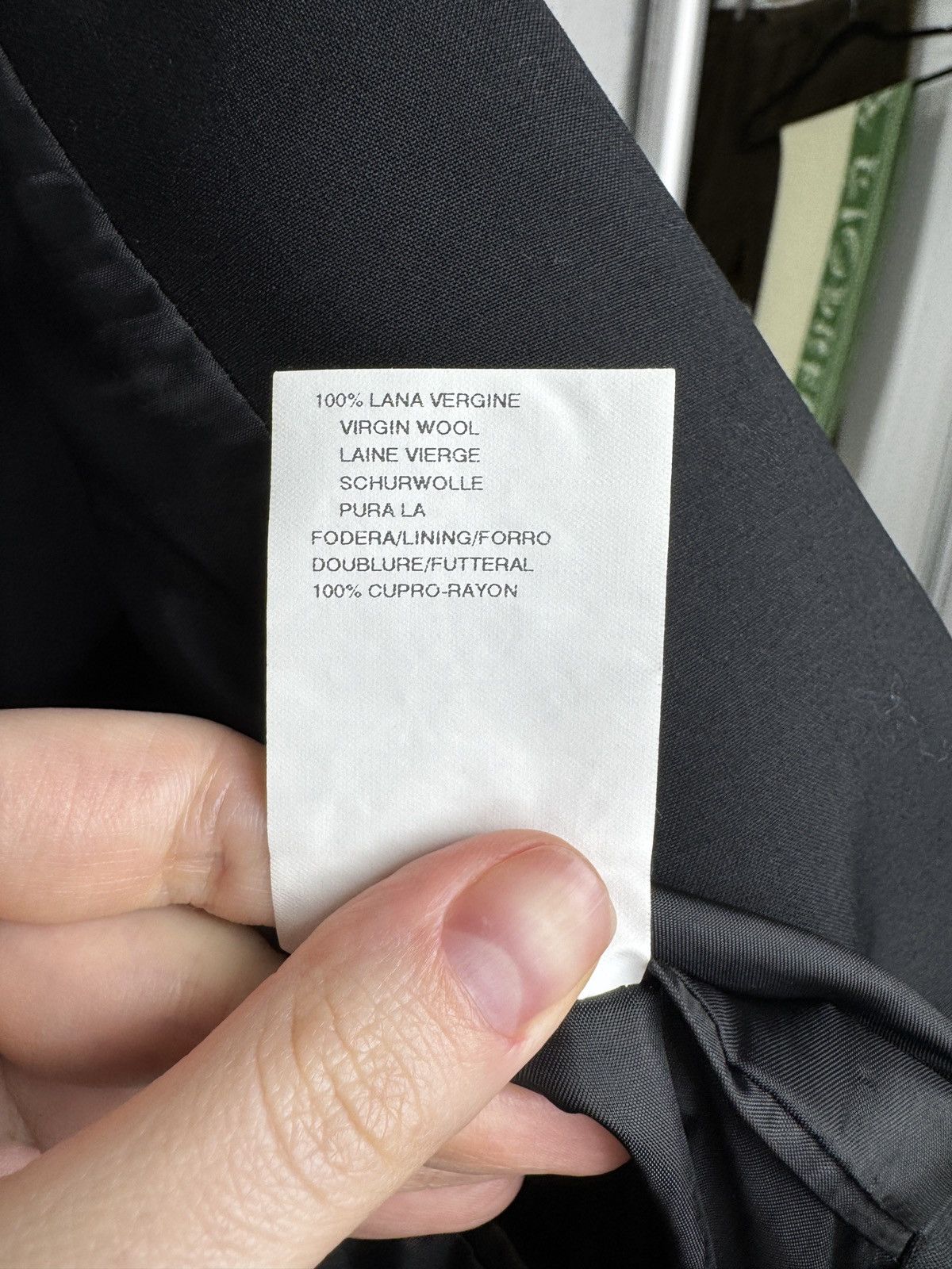 Emporio Armani Emporio Armani Black pure wool 3 buttons classic suit sz 54 Size 44R - 21 Thumbnail