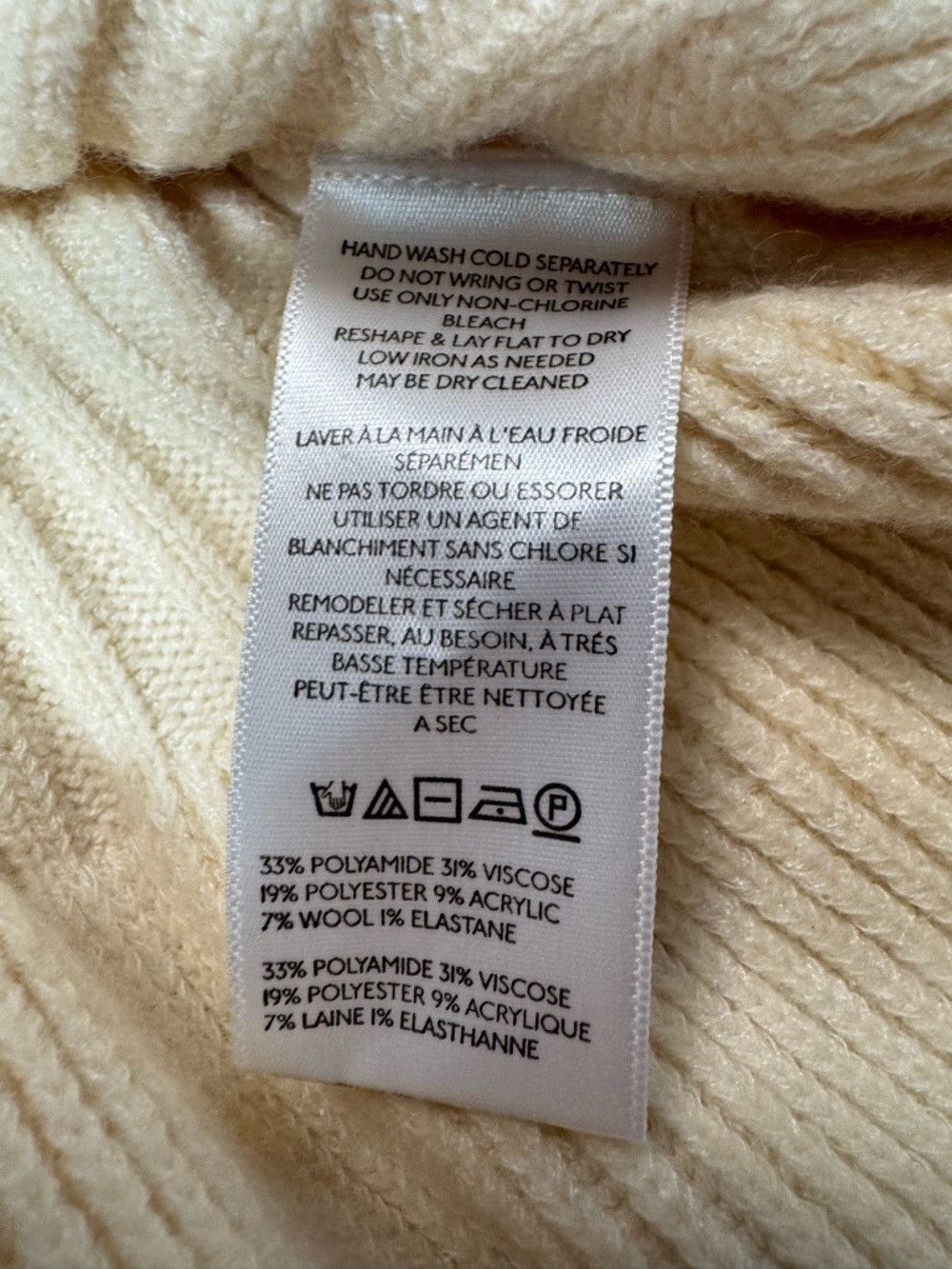 Free People NWT New $128 Free People Millie Sweater Mini Dress In White Size XL / US 12-14 / IT 48-50 - 7 Thumbnail