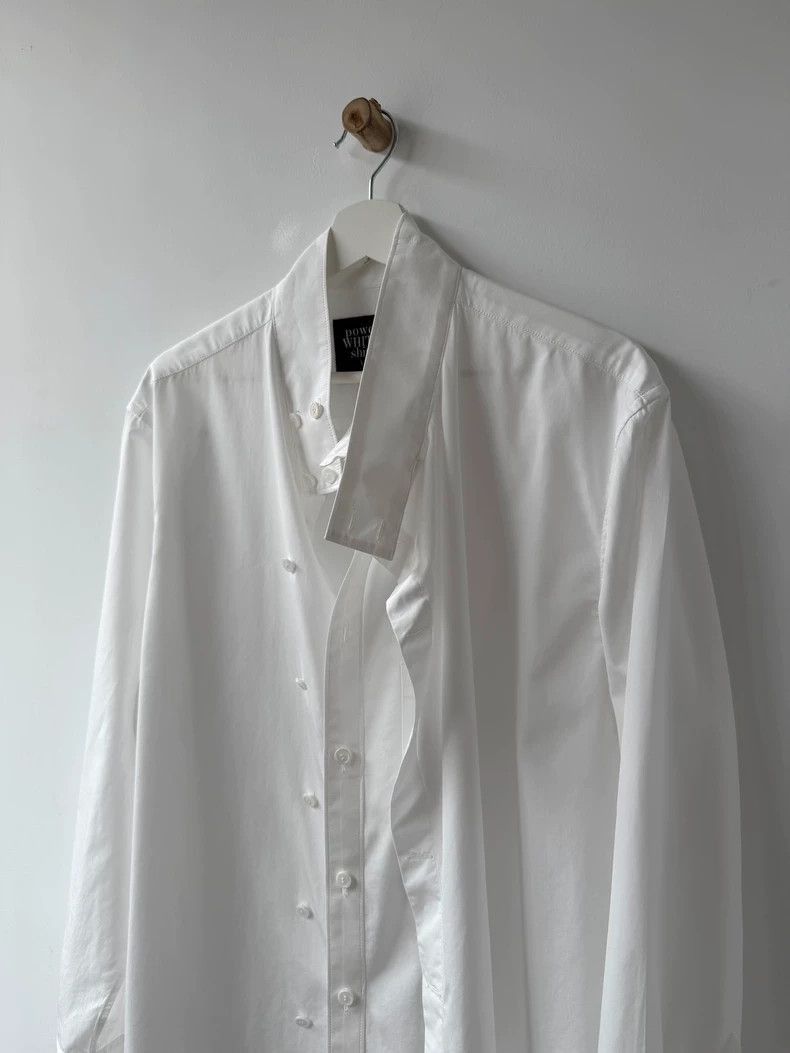 Yohji Yamamoto Yohji Yamamoto Yohji Yamamoto Deconstructed White Shirt 20 Size US M / EU 48-50 / 2 - 6 Thumbnail
