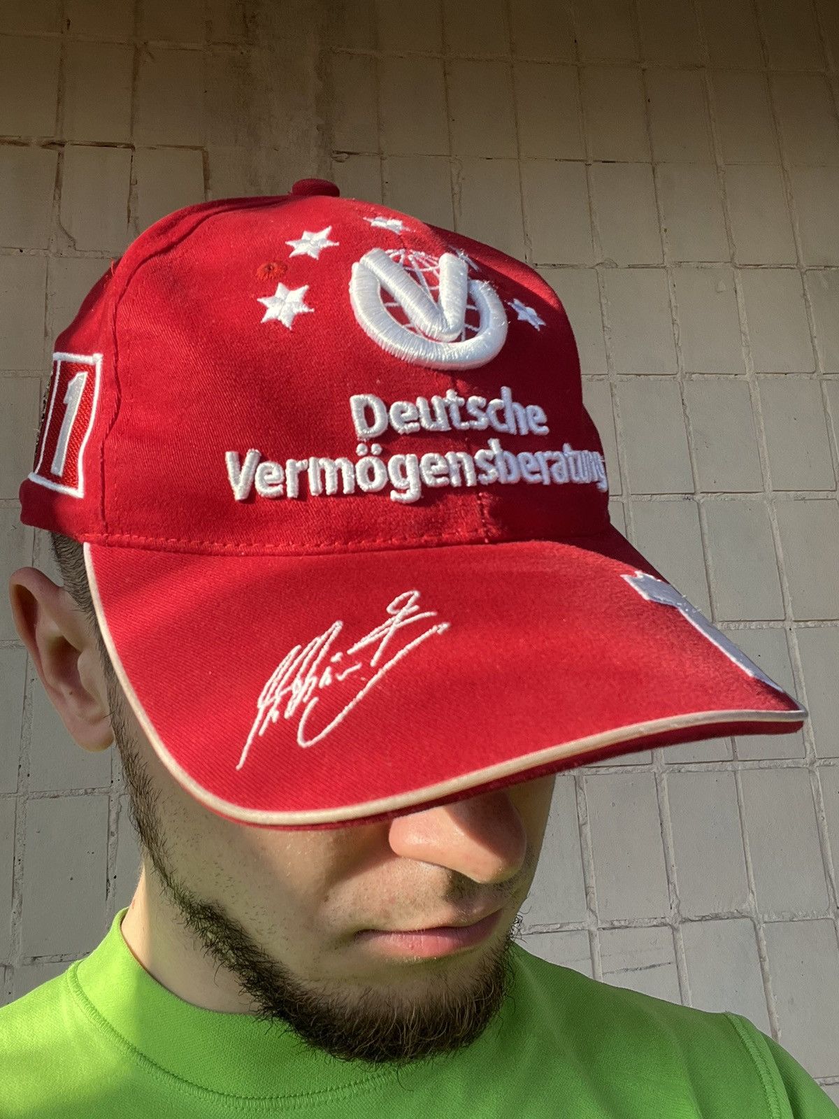 Ferrari Vintage Hat Michael Schumacher Formula 1 Ferrari racing cap Size ONE SIZE - 2 Thumbnail