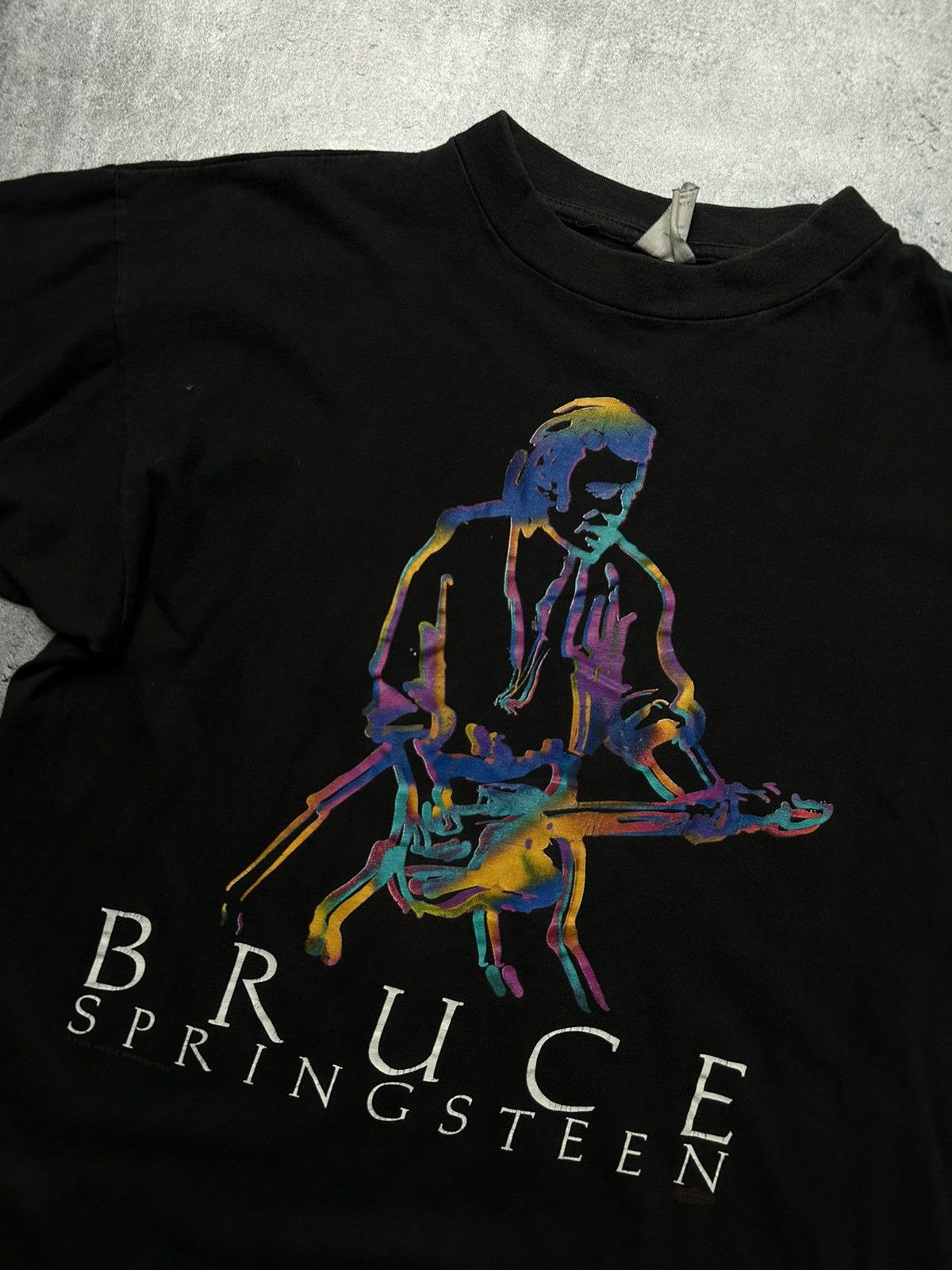 Band Tees × Vintage 1993 Bruce Springsteen Tour Singlestitch T-Shirt 90s Size US XL / EU 56 / 4 - 4 Thumbnail