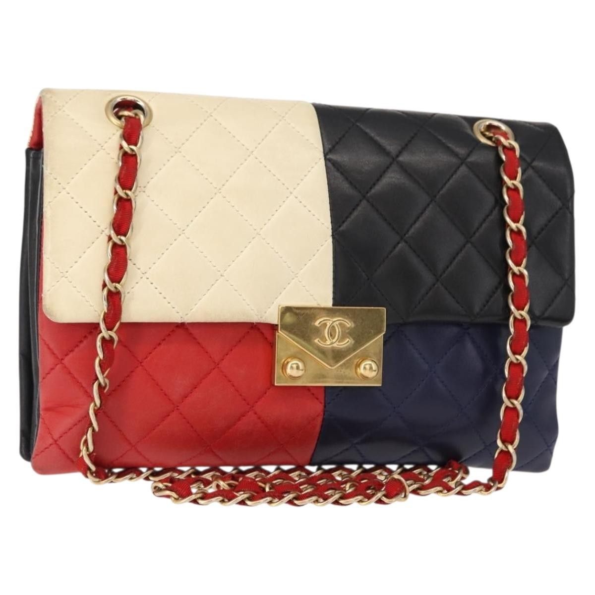 Chanel Chanel CC Clasp Chain Flap Multicolor Quilted Lambskin Size ONE SIZE - 1 Thumbnail