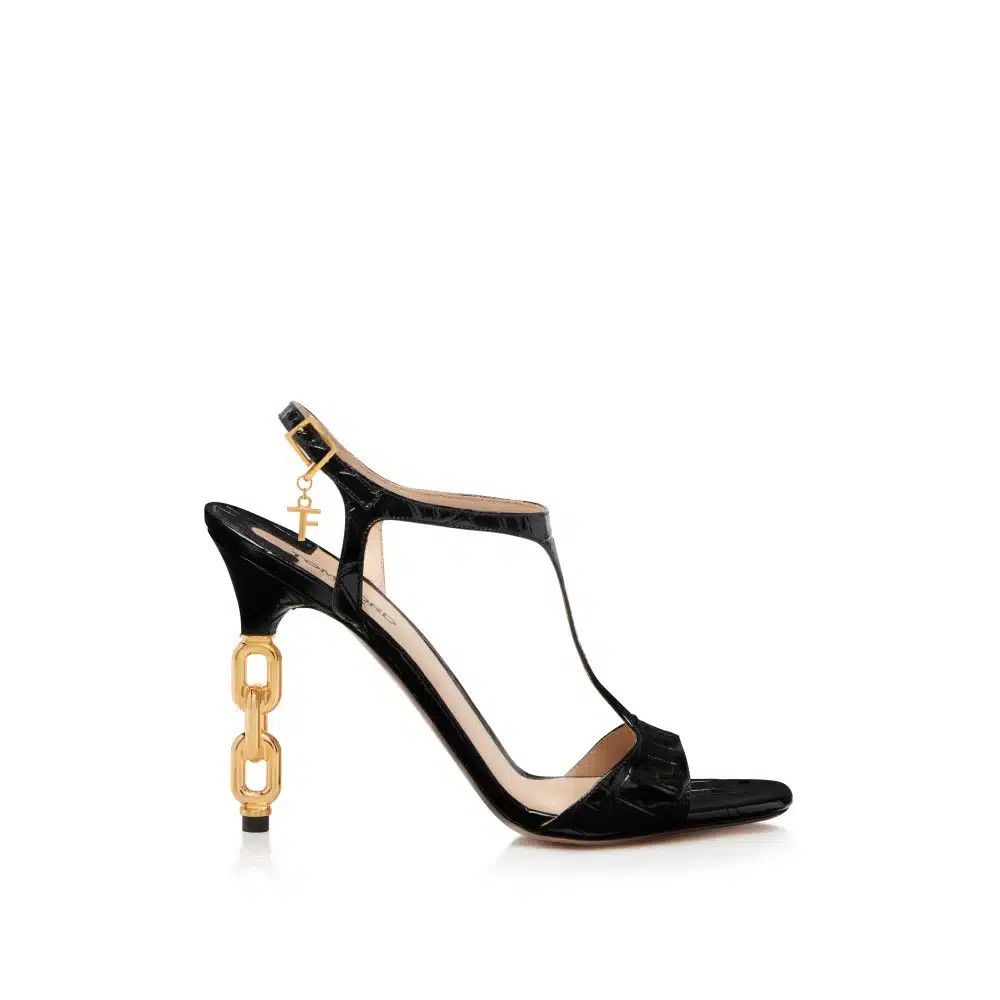 Tom Ford o1loc1c0325 W3361 Leather Galaxy Sandals in Black Size US 11 / IT 41 - 1 Thumbnail