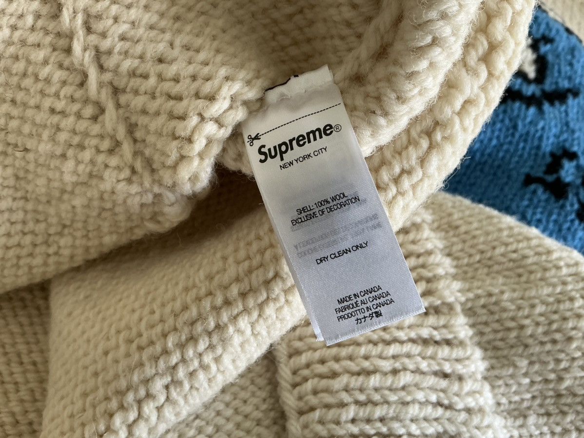 Supreme Camacho Cowichan Sweater Natural Size US M / EU 48-50 / 2 - 9 Thumbnail