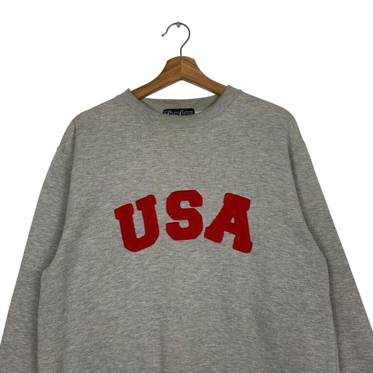 Japanese Brand Vintage Japanese Brand Time Lag USA Sweatshirt Size US L / EU 52-54 / 3 - 2 Thumbnail