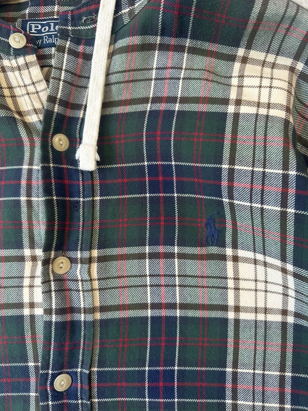 Polo Ralph Lauren Polo Ralph Lauren Thermal Hooded Flannel Small Size US S / EU 44-46 / 1 - 4 Thumbnail