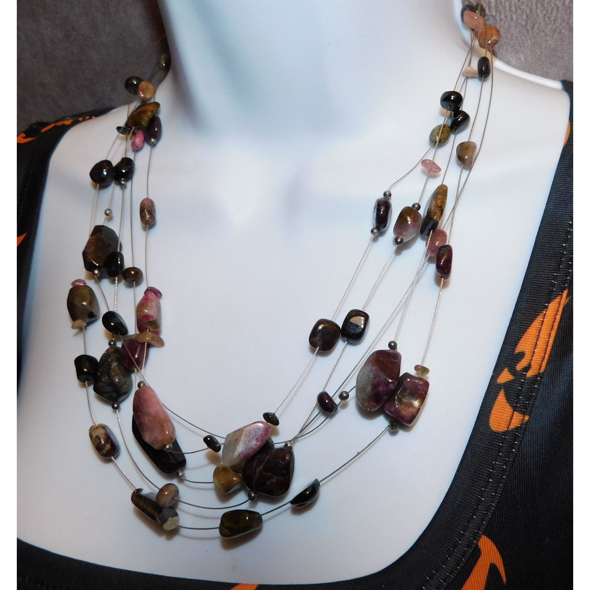 Coldwater Creek Coldwater Creek Tumbled Gem Stone Necklace Size ONE SIZE - 1 Thumbnail