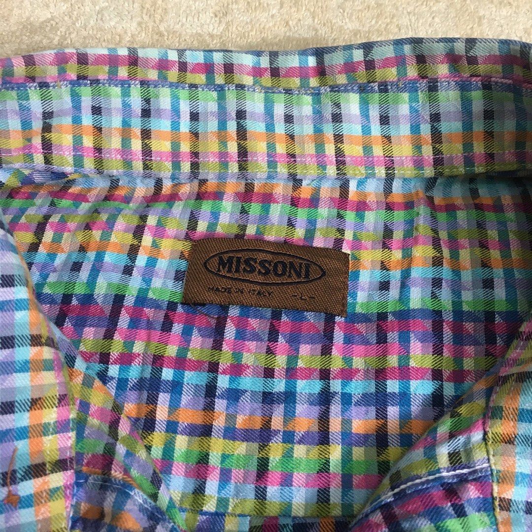 Missoni × Vintage Vintage Missoni long shirt Size US L / EU 52-54 / 3 - 3 Thumbnail