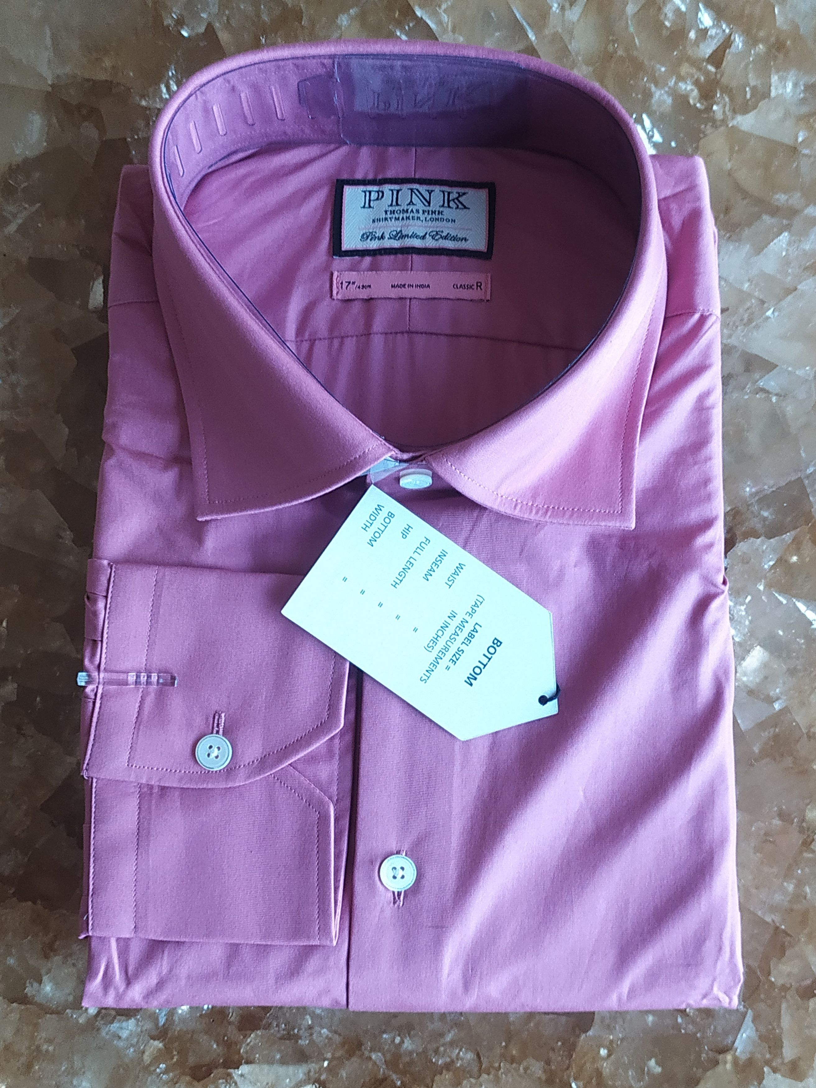 Thomas Pink Thomas Pink Formal Plain Poplin Shirt Free Shipping T/31 Size US L / EU 52-54 / 3 - 1 Thumbnail