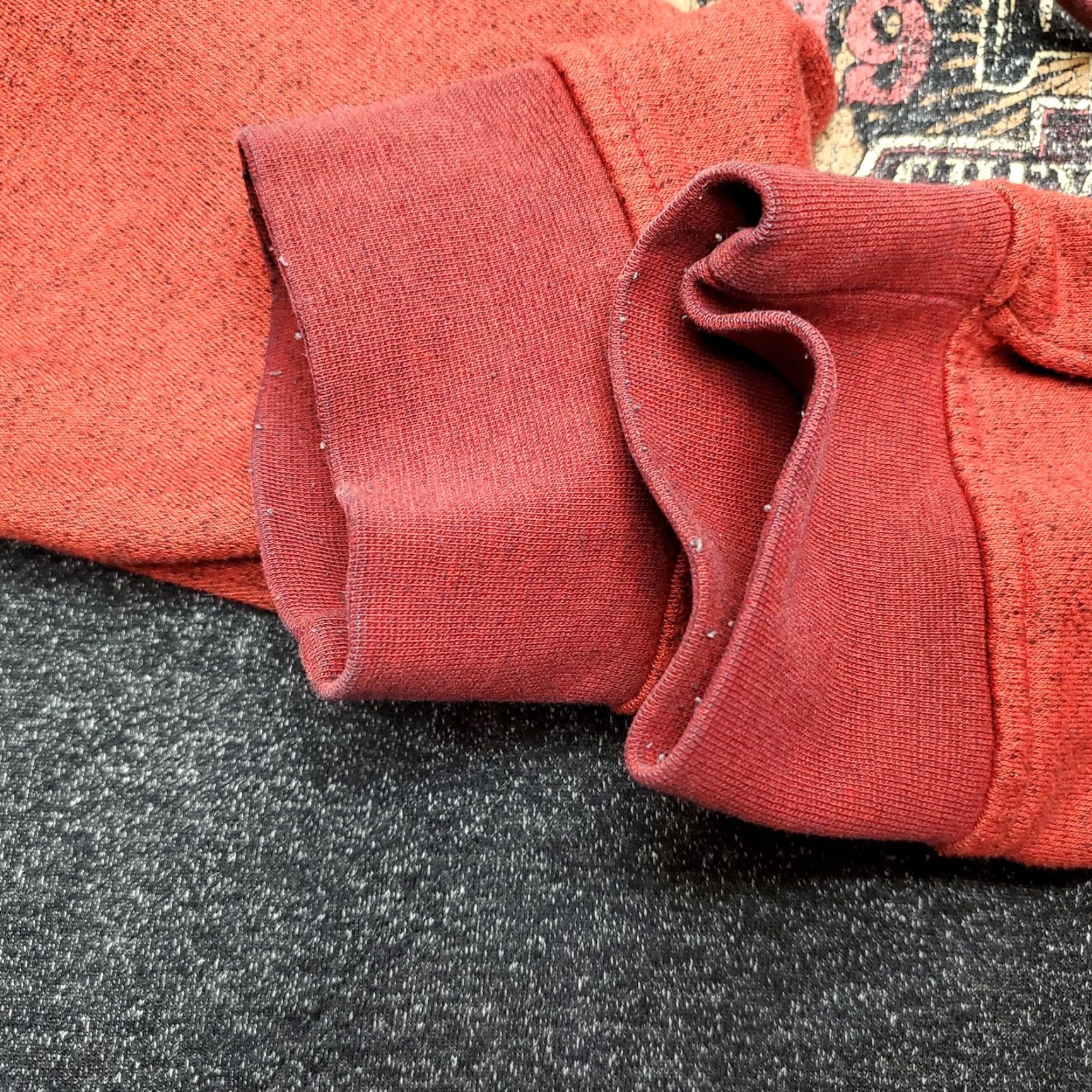 Vintage Chevrolet Hoodie Mens XL Red Cotton Blend American Sports USA Fleece Pullover Hooded Long Sleeve Size US XL / EU 56 / 4 - 3 Thumbnail
