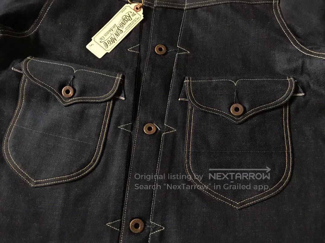 Rising Sun & Co. Rising Sun 2nd Gen Raw Denim Jacket. Size US S / EU 44-46 / 1 - 4 Thumbnail