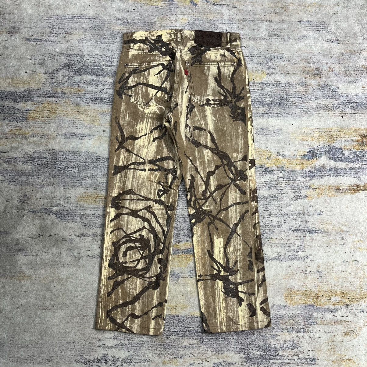 Hysteric Glamour × Yoshiyuki Konishi Archive Yoshiyuki Konishi splatter bleach denim pants Size US 32 / EU 48 - 2 Thumbnail