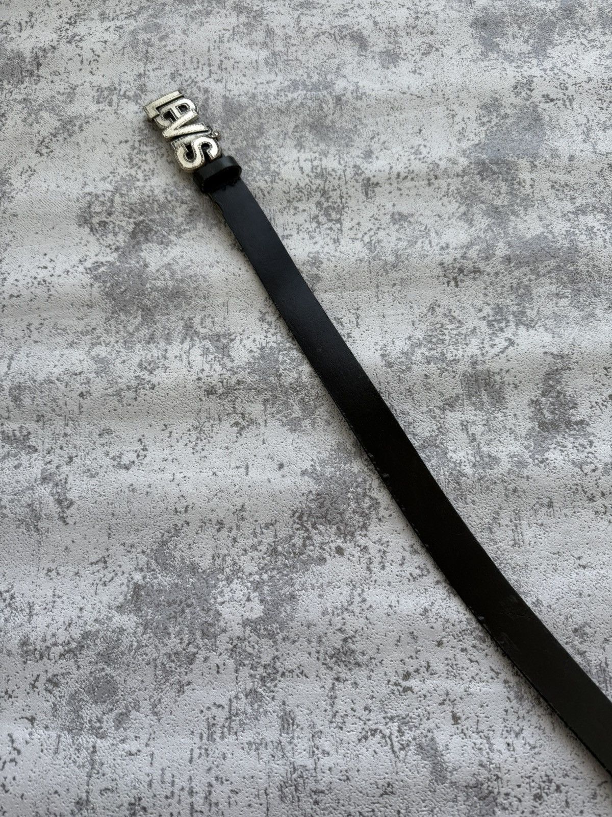 Levi's × Levi's Vintage Clothing × Vintage Vintage Levi’s Big Logo Rare Leather Belt Size ONE SIZE - 11 Thumbnail