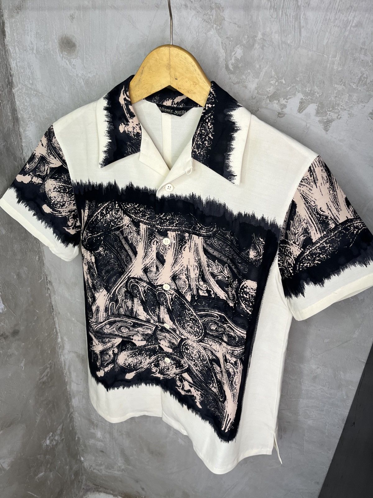 Matsuda Vintage 80s Mitsuhiro Matsuda Madame Nicole Printed Shirt Size US M / EU 48-50 / 2 - 4 Thumbnail