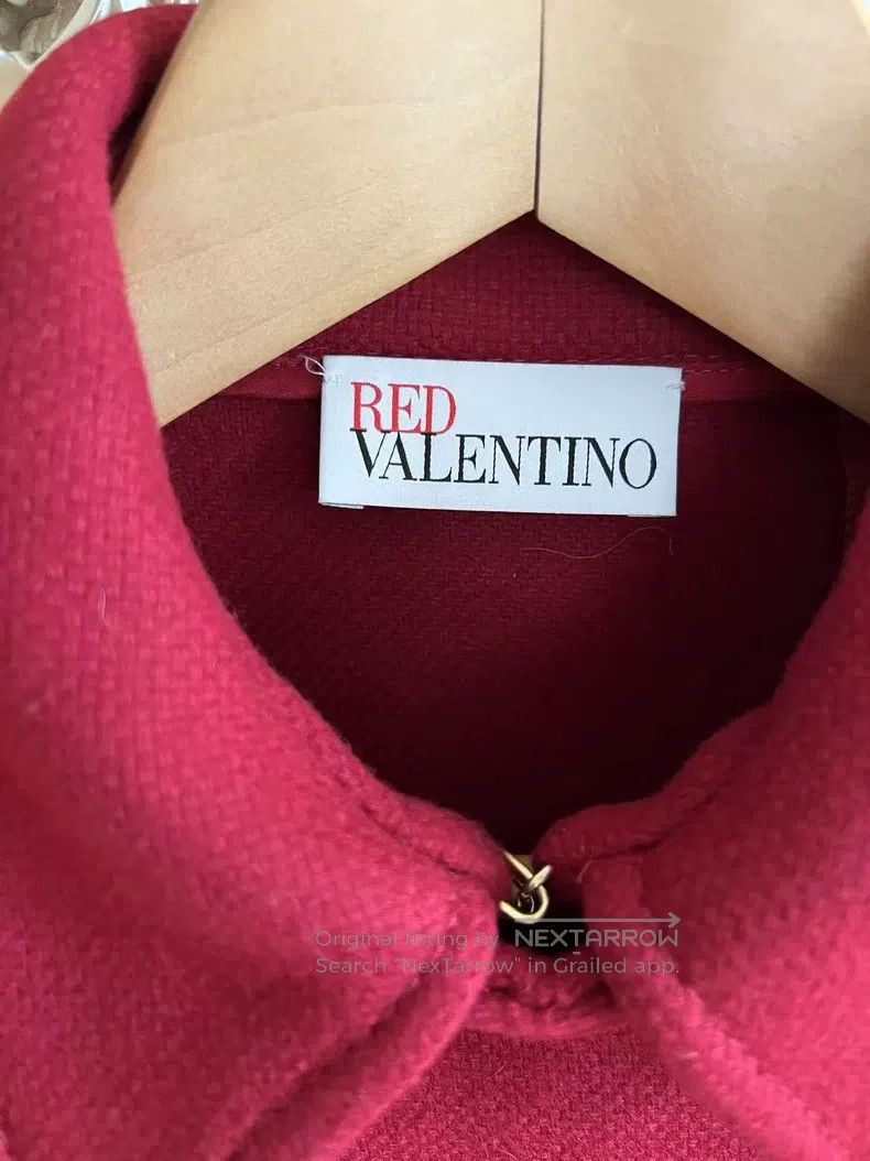Valentino Valentino A red woolen coat Size S / US 4 / IT 40 - 3 Thumbnail