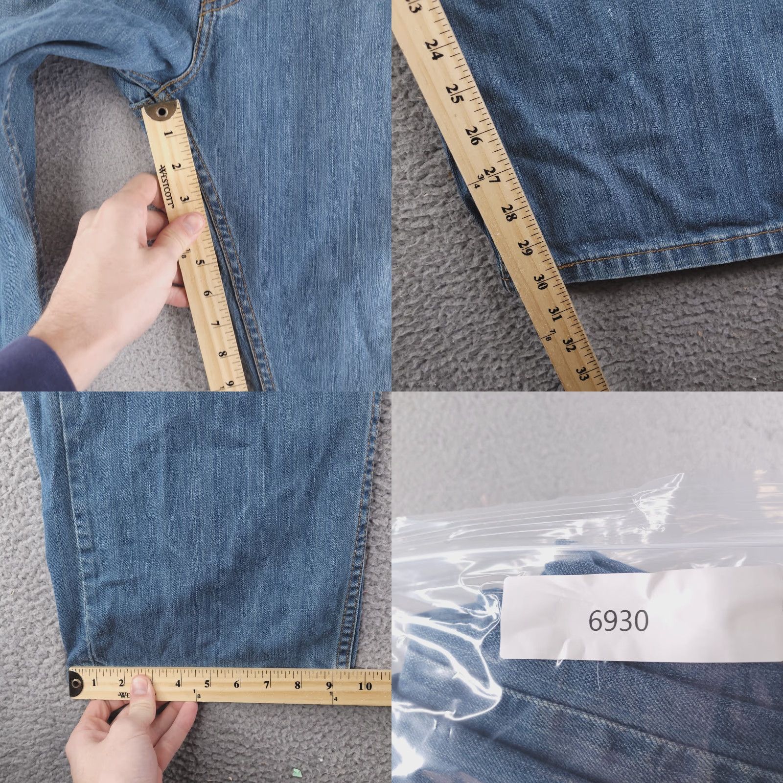 Levi's Levi's Jeans Mens 42x30 Blue 559 Relaxed Straight Fit Regular Waist 42 Inseam 30 Color Blue Size US 42 / EU 58 - 8 Thumbnail