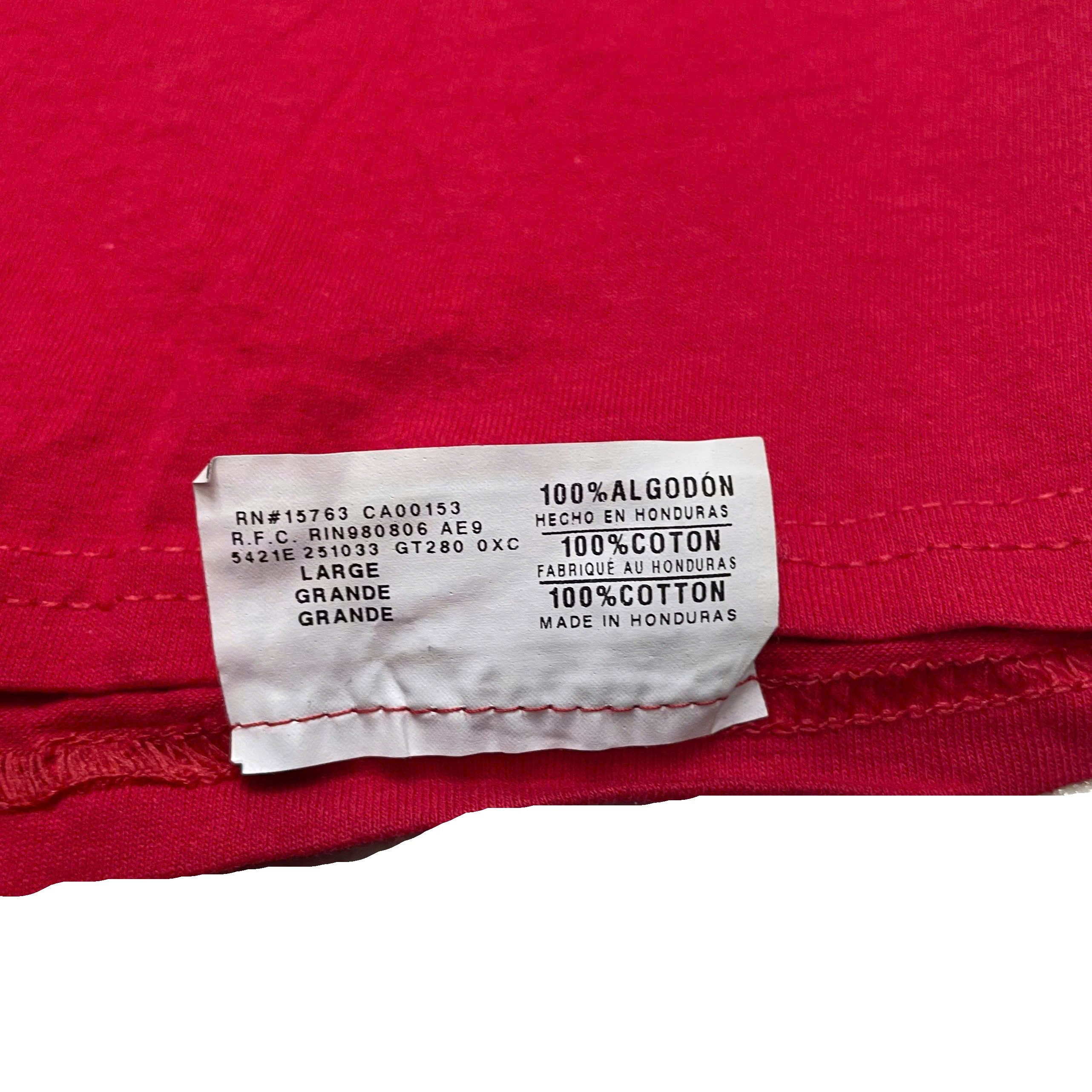 Other Great condition red t-shirt made in Honduras #13 Size US L / EU 52-54 / 3 - 7 Thumbnail