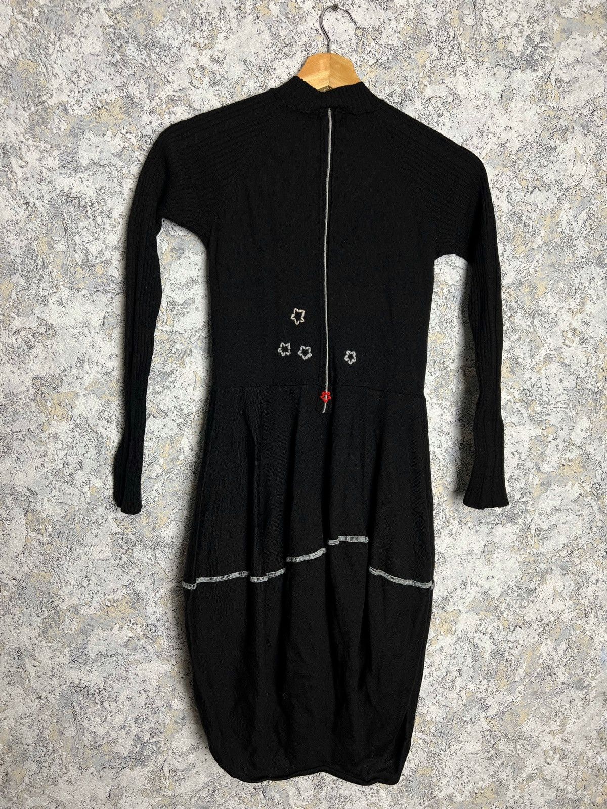 Designer × Marithe + Francois Girbaud Marithe Francois Girbaud Wool Dress Black Size Medium Size M / US 6-8 / IT 42-44 - 3 Thumbnail