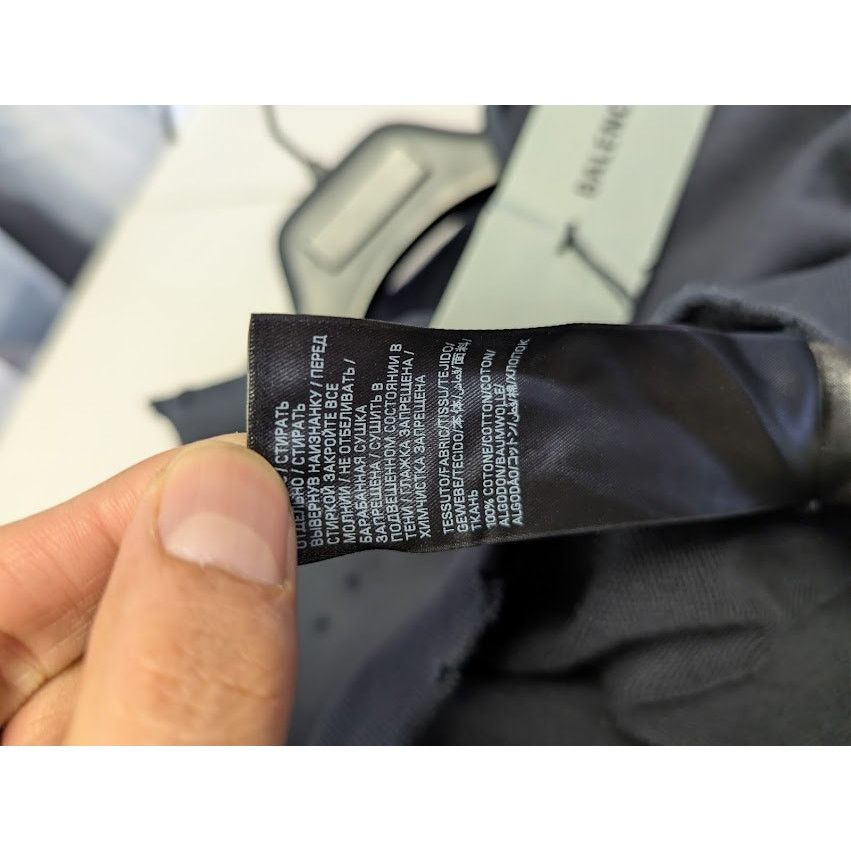 Balenciaga o1rshd1 Planet Earth Molleton Arch Zip-Up Hoodie in Black Size US M / EU 48-50 / 2 - 19 Thumbnail