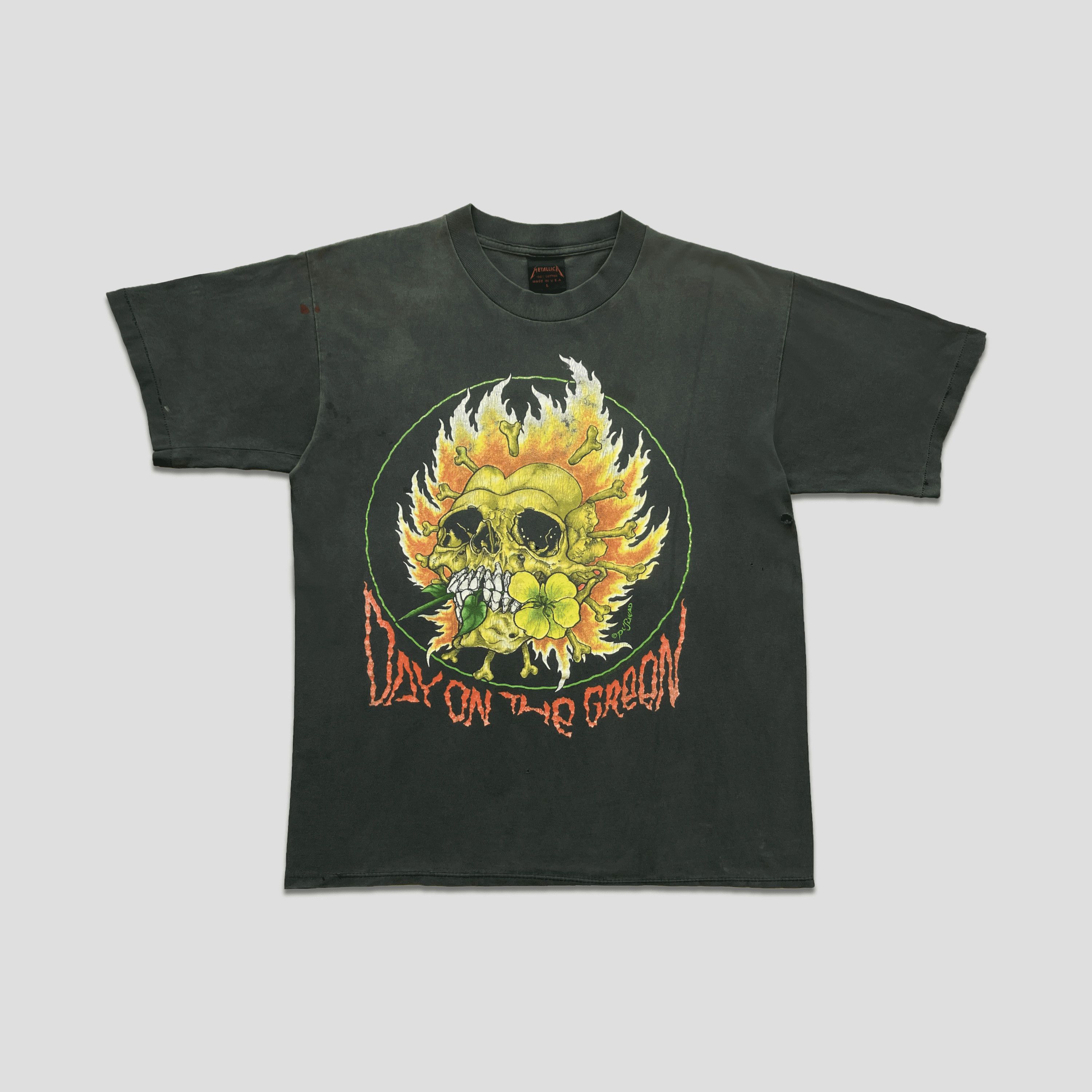 Band Tees Vintage 1991 Day On The Green Pushead T-Shirt Size US L / EU 52-54 / 3 - 1 Thumbnail