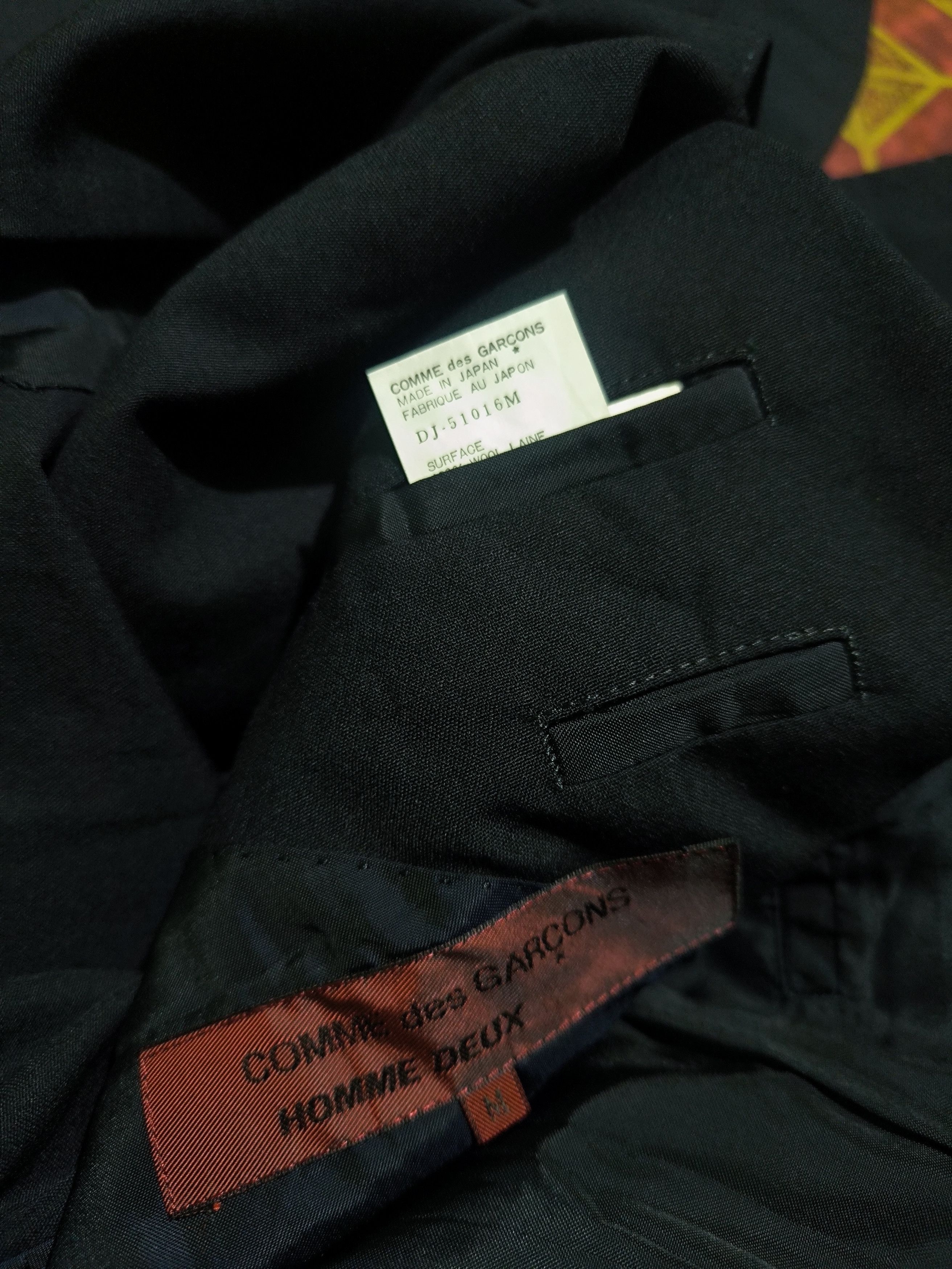 Comme des Garcons Homme 1990s Comme Des Garcons Homme Blazer Size US M / EU 48-50 / 2 - 6 Thumbnail