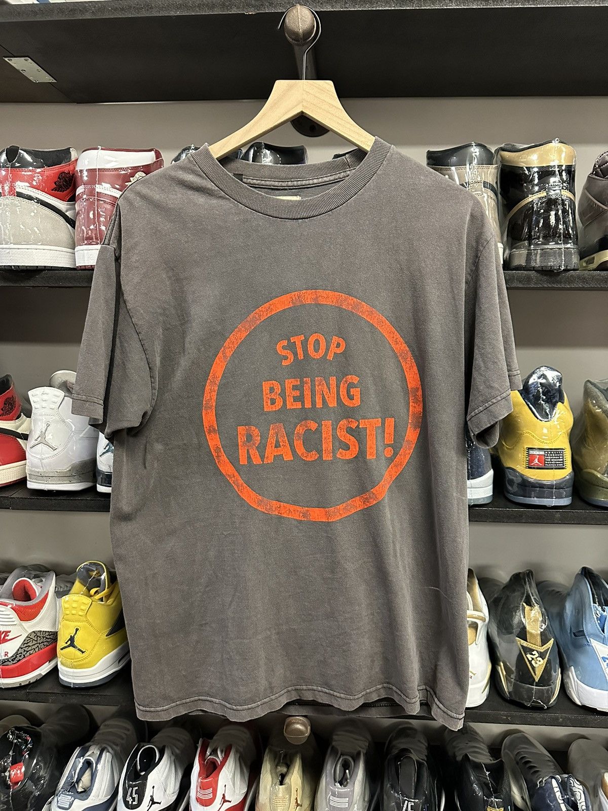 Gallery Dept. Gallery stop being racist t shirt pre owned medium Size US M / EU 48-50 / 2 - 1 Thumbnail