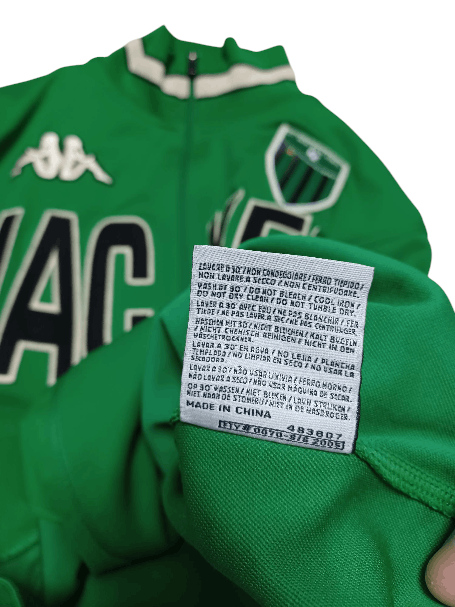 Kappa FC WACKER TIROL KAPPA AUSTRIA OSTERREICH 2005 VINTAGE JACKET Size US L / EU 52-54 / 3 - 6 Thumbnail