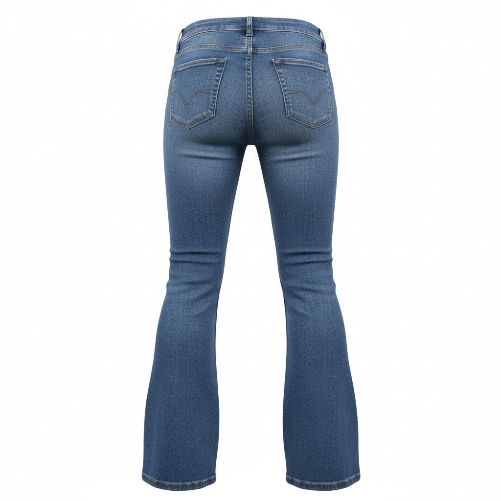 American Eagle Outfitters American Eagle Stretch Flare Jeans Women’s 12 Short Size 34" / US 12 / IT 48 - 2 Thumbnail