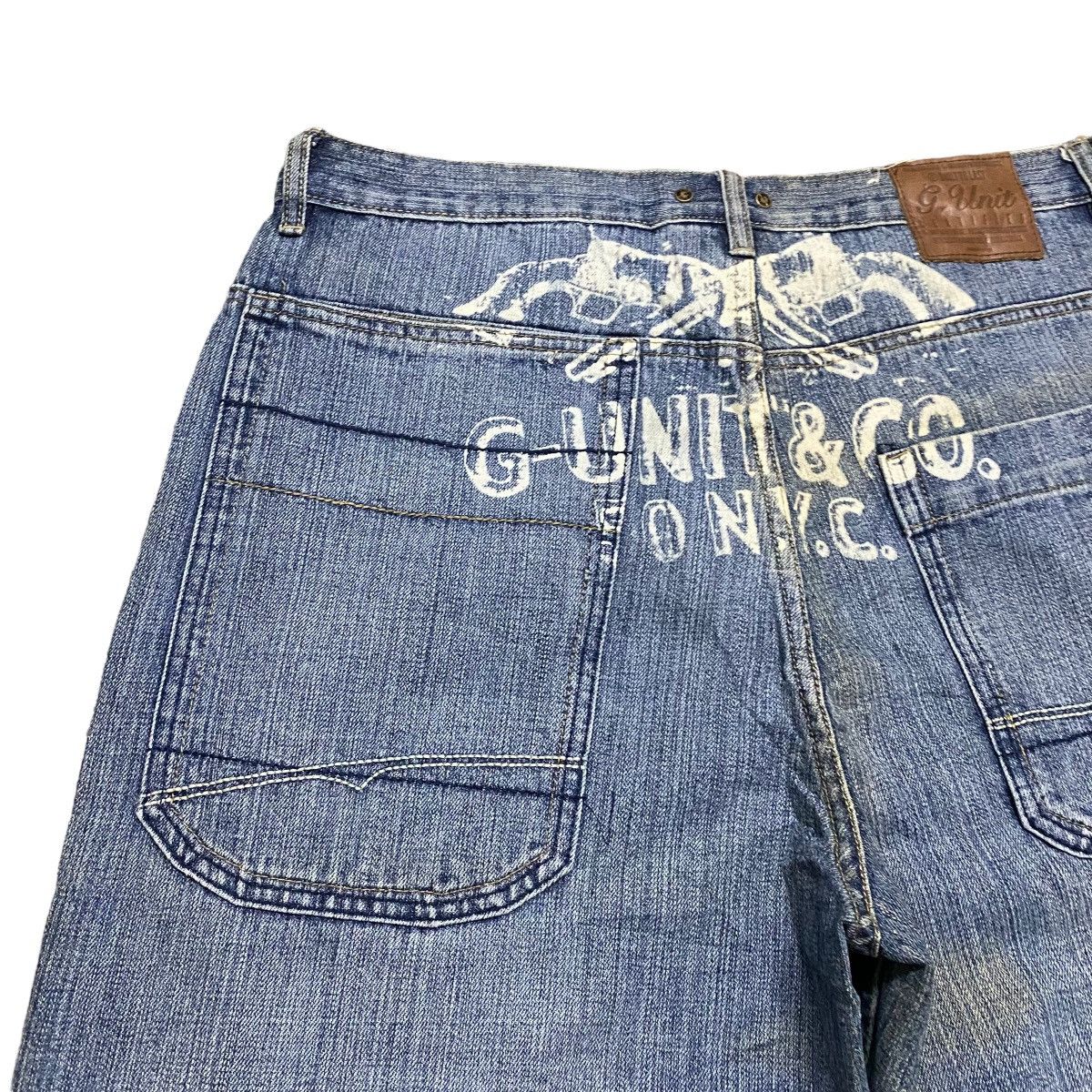 G-Unit Vintage G-unit Denim Baggy Pants Spellout Size US 36 / EU 52 - 11 Thumbnail