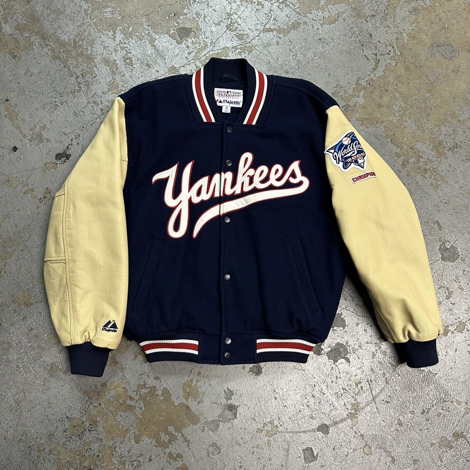 Vintage 2000 Majestic New York Yankees MLB Varsity Jacket