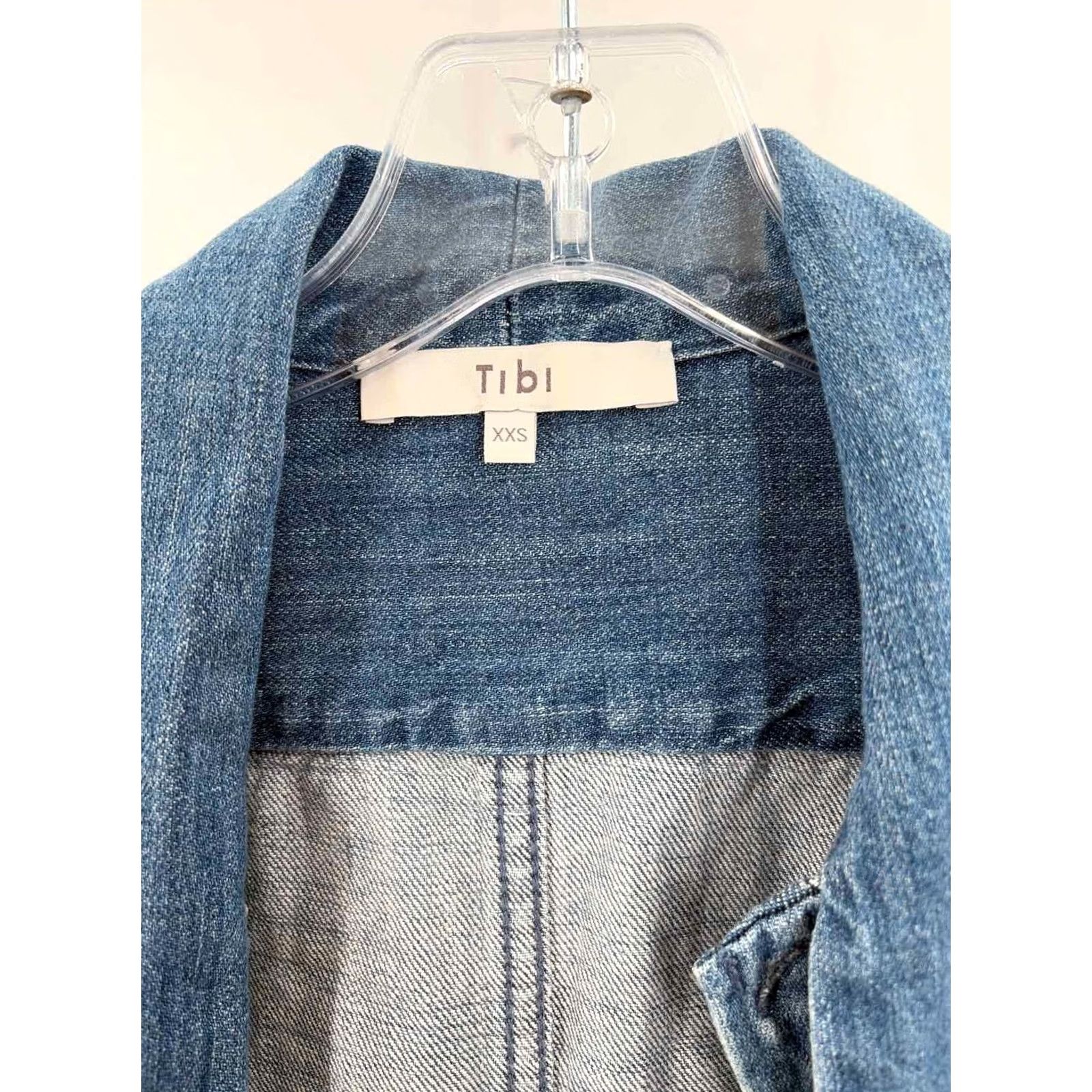 Tibi Tibi Denim Open Jacket Blue XXS - Pre-Owned Size XXS / US 00 / IT 34 - 3 Thumbnail