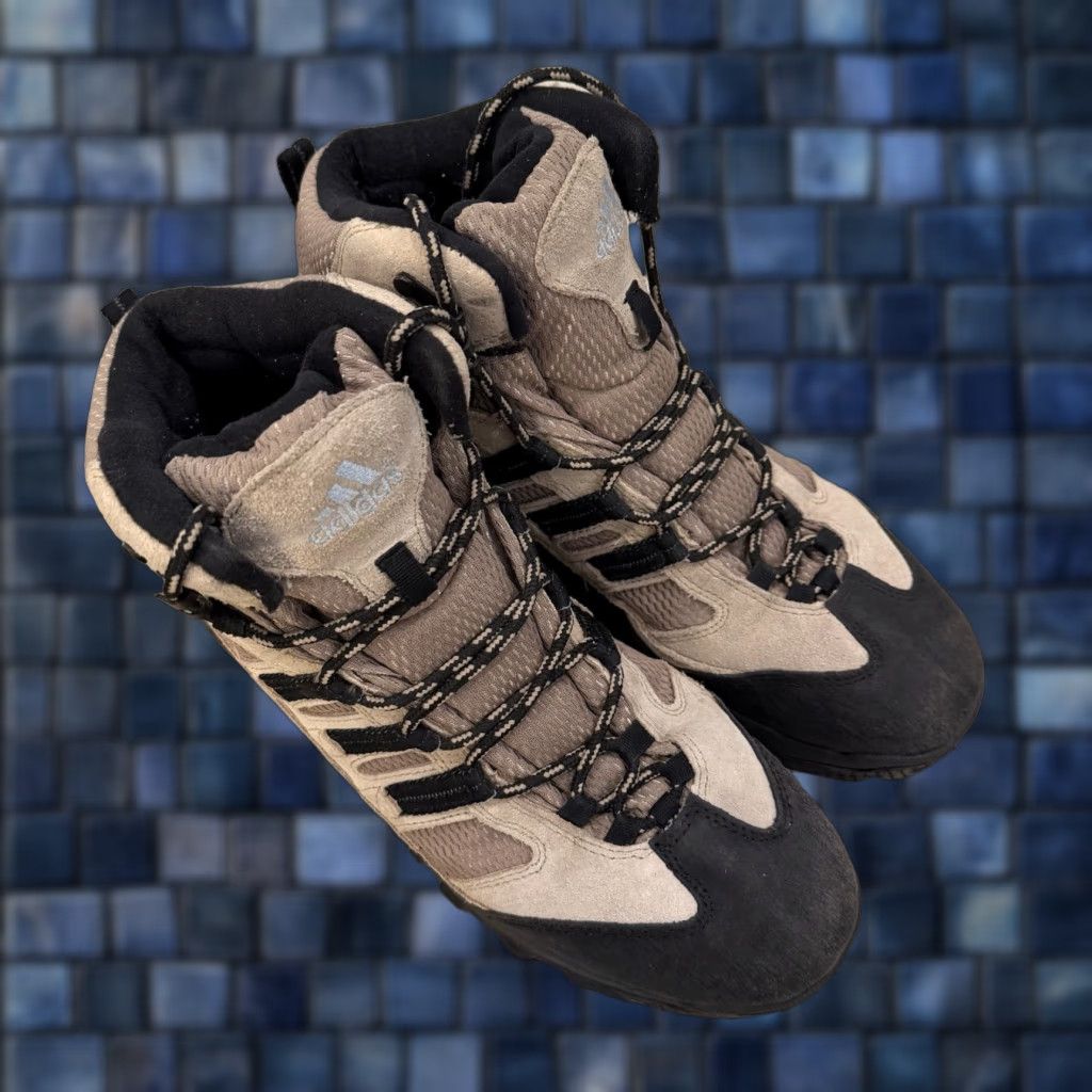 Adidas Adidas GeoFit Suede Leather Ankle Boots Women Sz 9.5 Hiking Trail Outdoors Boots Size US 10 / IT 40 - 1 Thumbnail