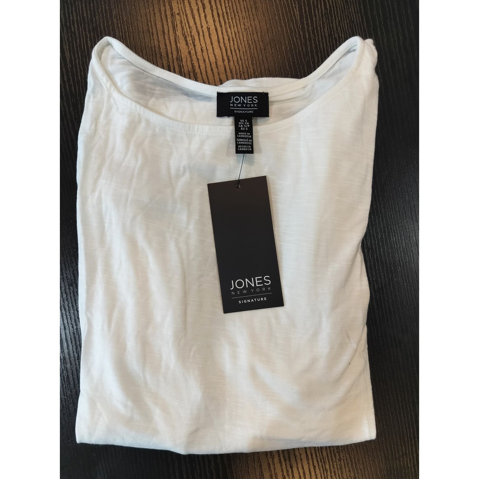 Jones New York Jones New York Signature Cold Shoulder Top Ivory S Size S / US 4 / IT 40 - 4 Thumbnail