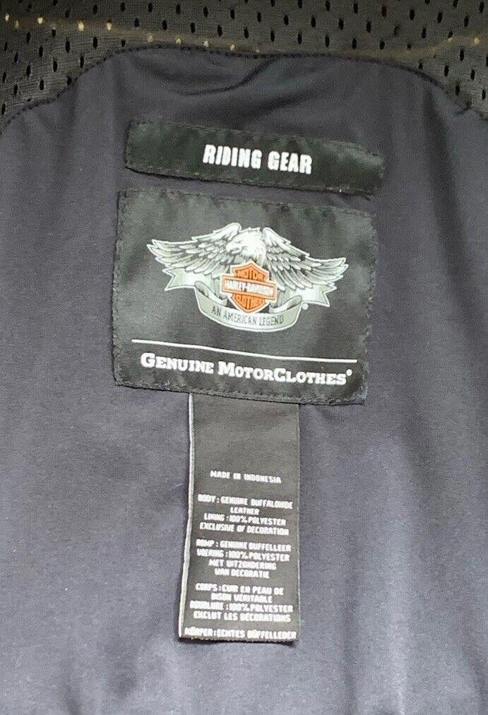 Harley Davidson Harley Davidson Erving Pocket System Black Leather Jacket XL Size US XL / EU 56 / 4 - 10 Thumbnail