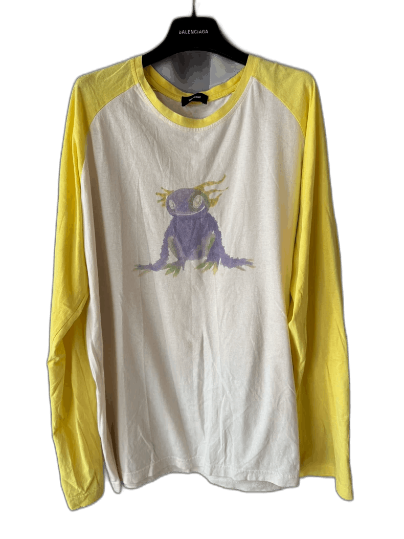 Anonymous Club We11done Long Sleeve Frog Graphic T-Shirt Size US M / EU 48-50 / 2 - 1 Thumbnail