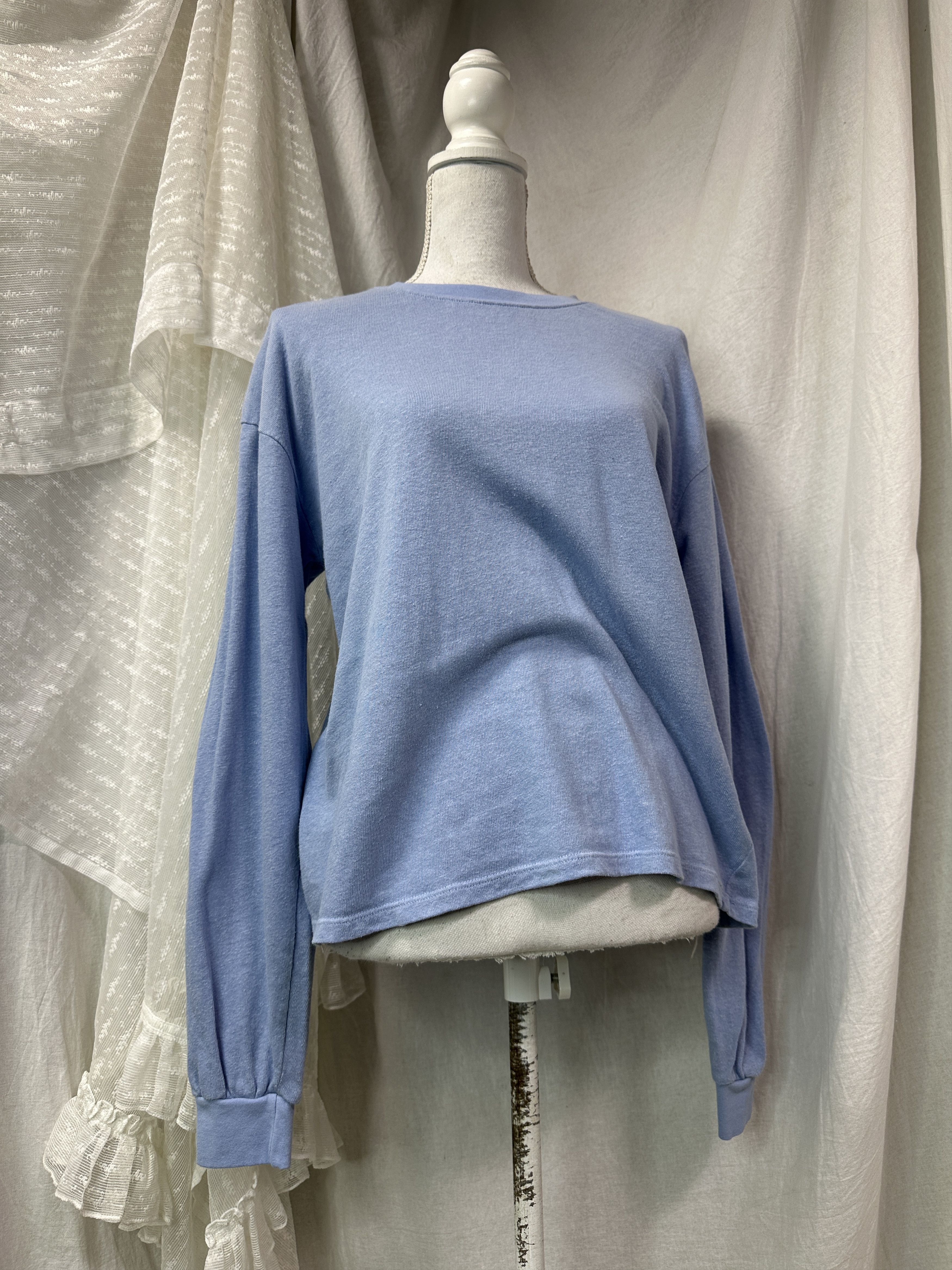 Jungmaven Vintage Streetwear Jungmaven Cropped Longsleeve Sweater Y2K Size US S / EU 44-46 / 1 - 1 Thumbnail