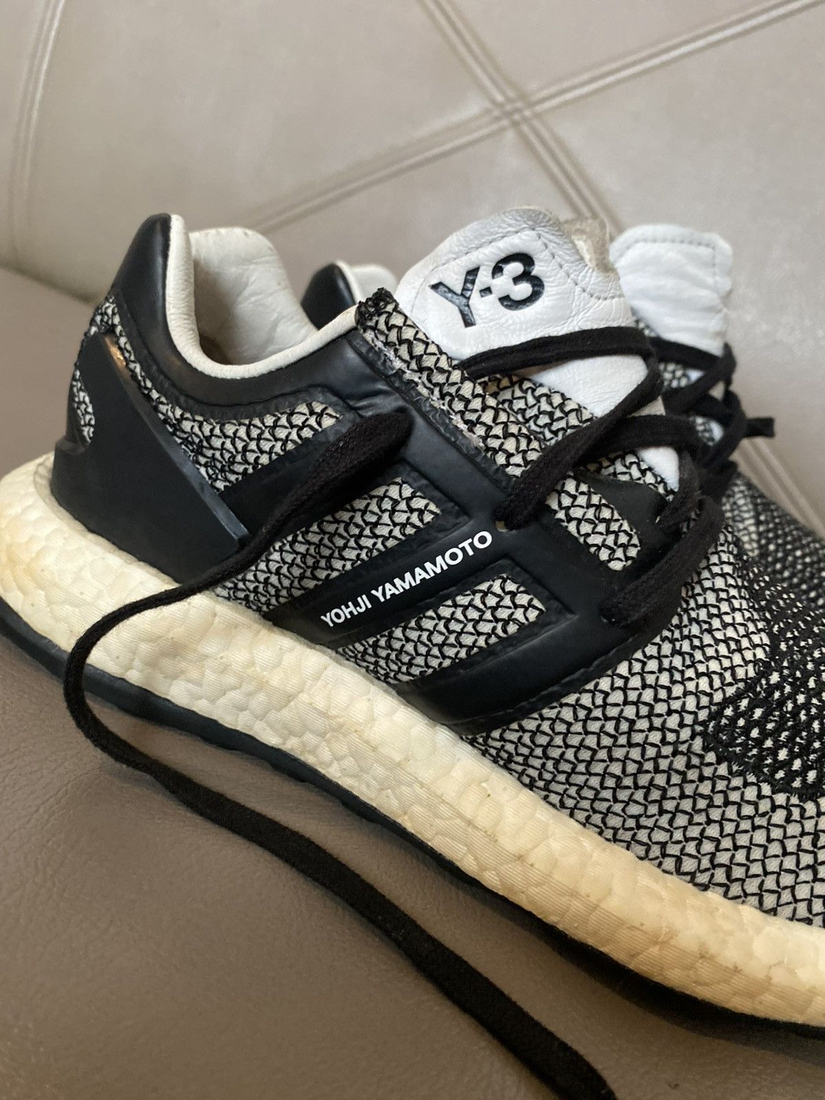 Adidas × Y's Adidas x yohji yamamoto pureboost oreo sneakers Size US 9 / EU 42 - 5 Thumbnail