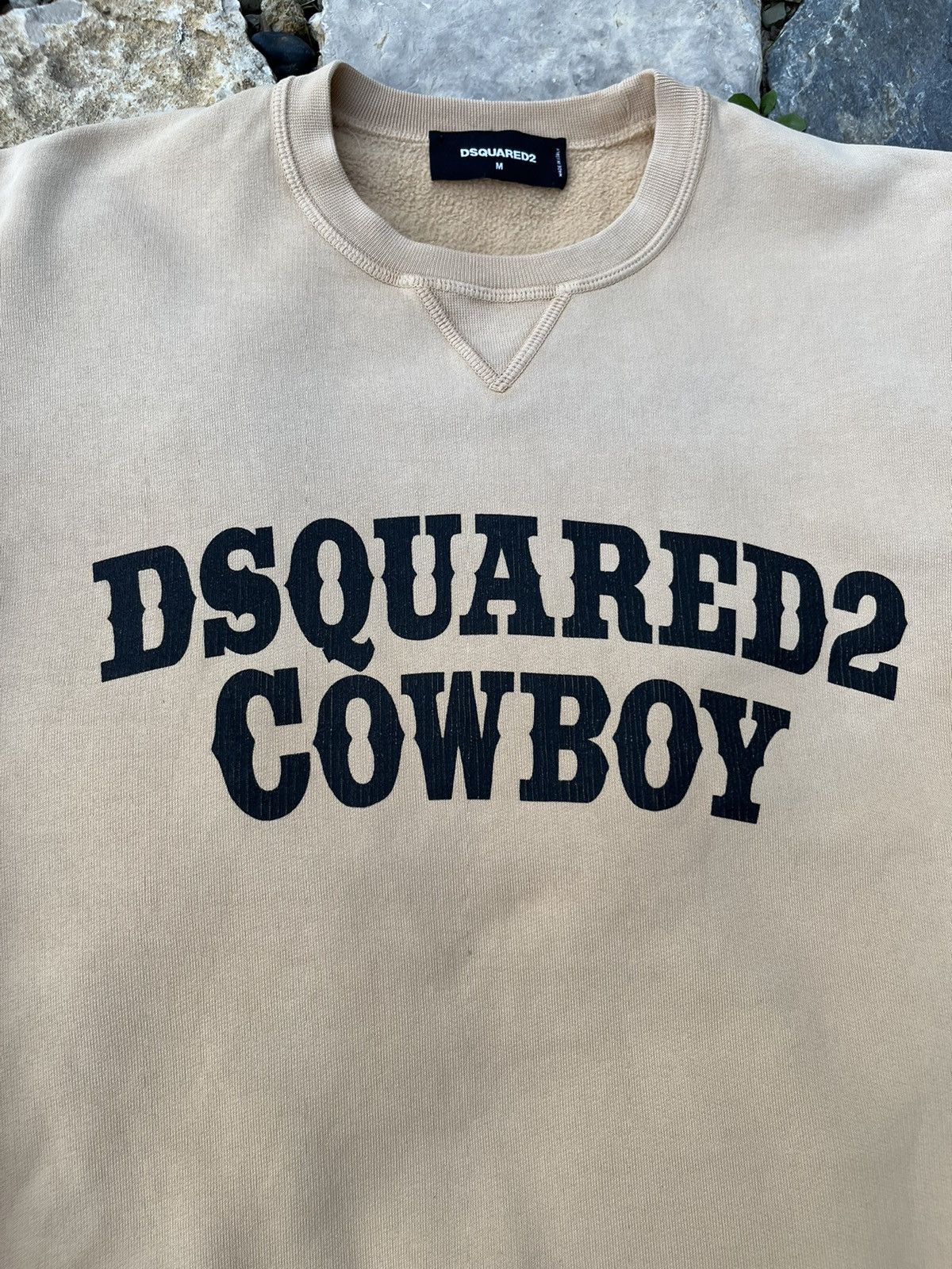 Cowboy Equipment × Designer × Dsquared2 Dsquared2 cowboy coffee ombre washed sweatshirt spellout Size US M / EU 48-50 / 2 - 8 Thumbnail