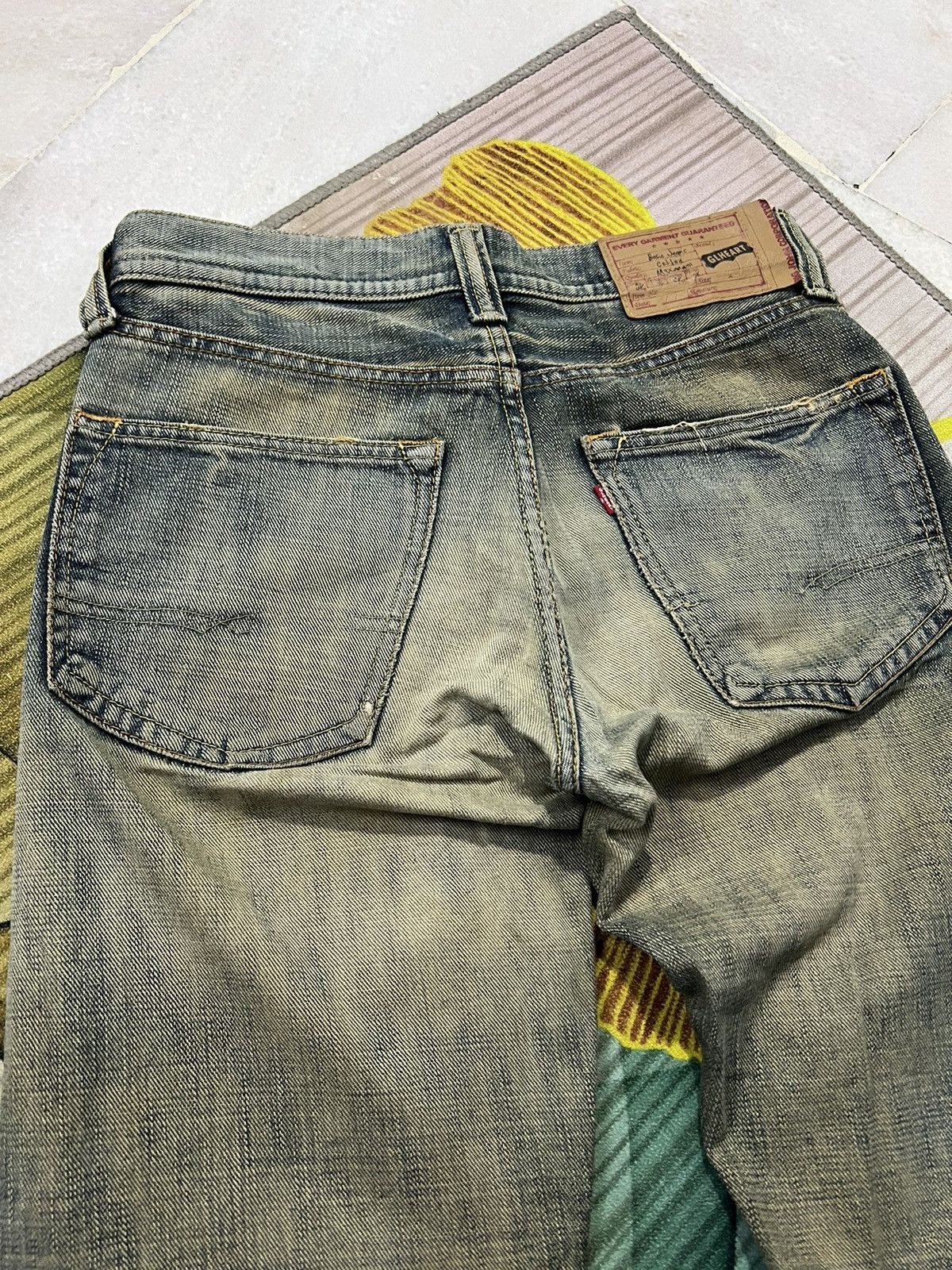 Japanese Brand GL HEART DISTRESSED RUSTY JEANS Size US 30 / EU 46 - 10 Thumbnail