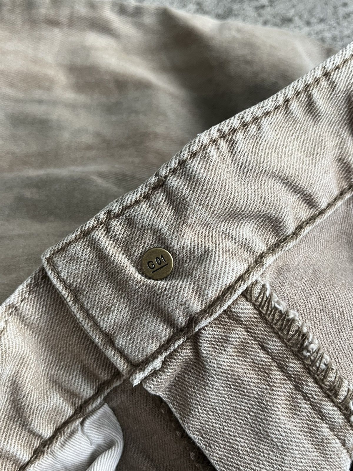 If Six Was Nine Archive Japan G.O.A. Distressed Acid washed Skinny Jeans Size US 32 / EU 48 - 6 Thumbnail