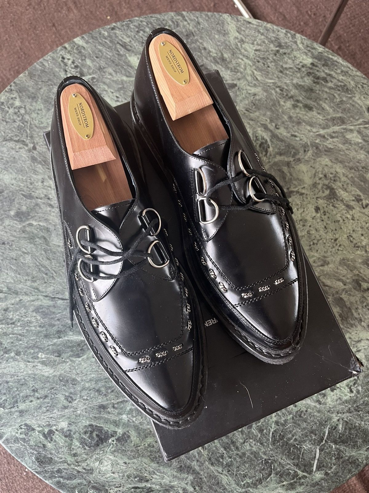 Hedi Slimane × Saint Laurent Paris FW14 SLP Patent Leather Creeper