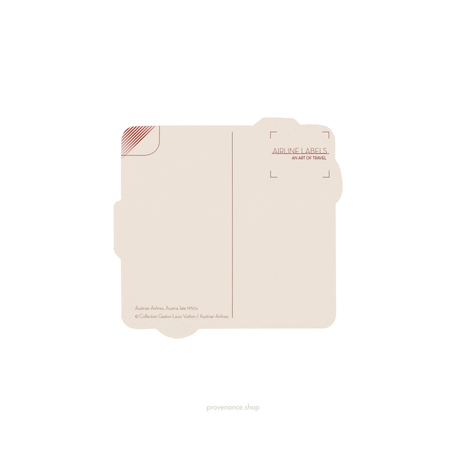 Louis Vuitton 🔴 Louis Vuitton Airline Label Postcard Sticker Size ONE SIZE - 2 Thumbnail