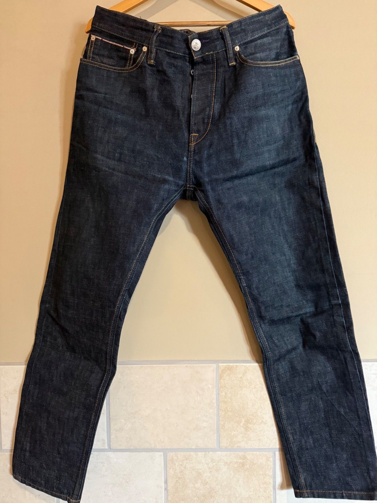 Scotch & Soda Scotch & Soda, Dean, Heavy Rigid Denim Jeans, Mens 33x32 Size US 33 - 1 Thumbnail