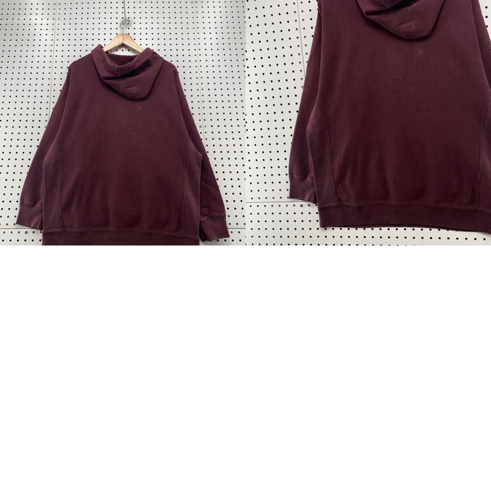 Gap VINTAGE GAP Mens Hoodie Sweatshirt Maroon M Pullover Embroidered Spellout Arch Hooded Sweatshirt Mens Size US M / EU 48-50 / 2 - 8 Thumbnail